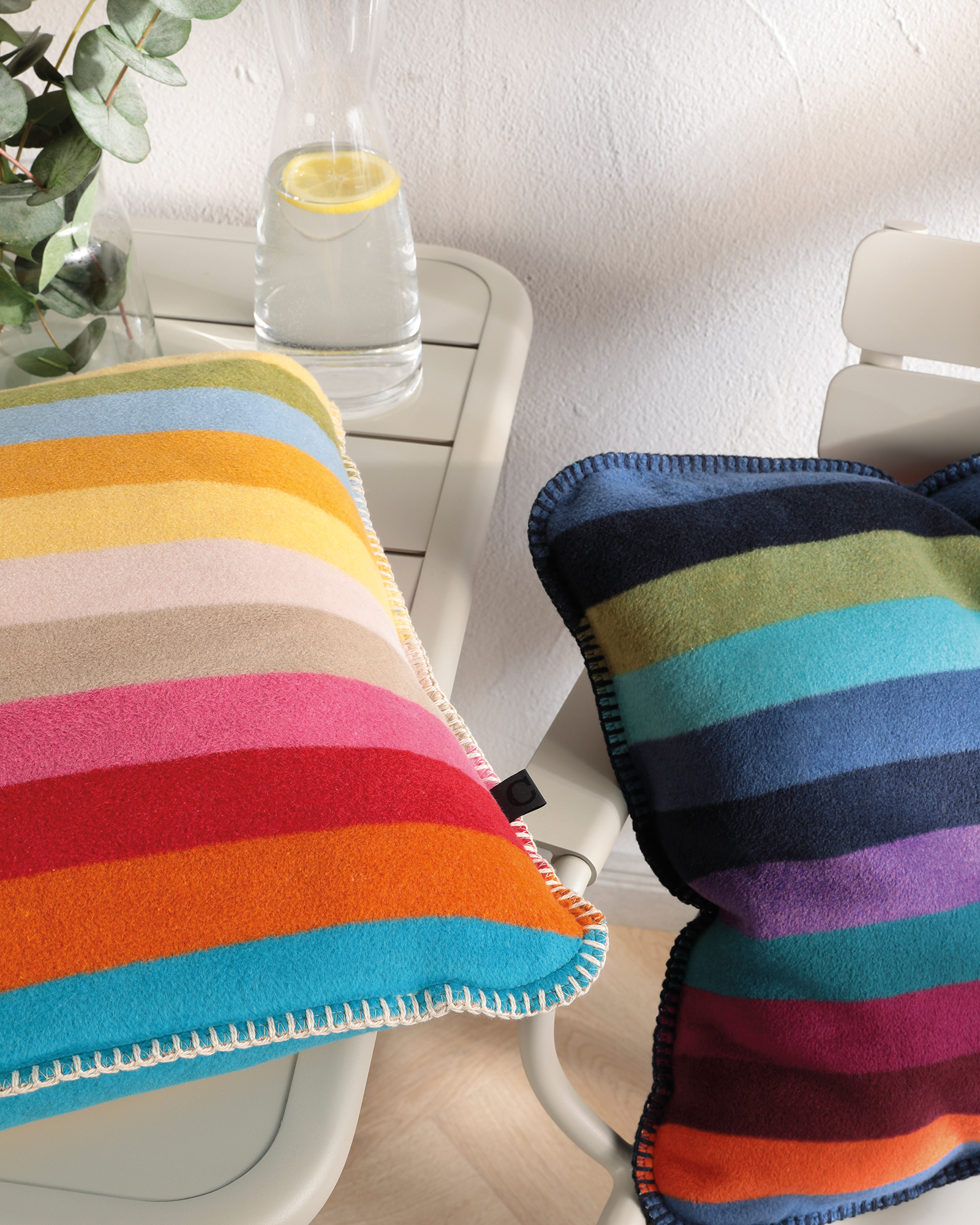 Cawö - Life Style Streifen 7048 - Farbe: 84 - multicolor - Saunatuch 70x180 cm