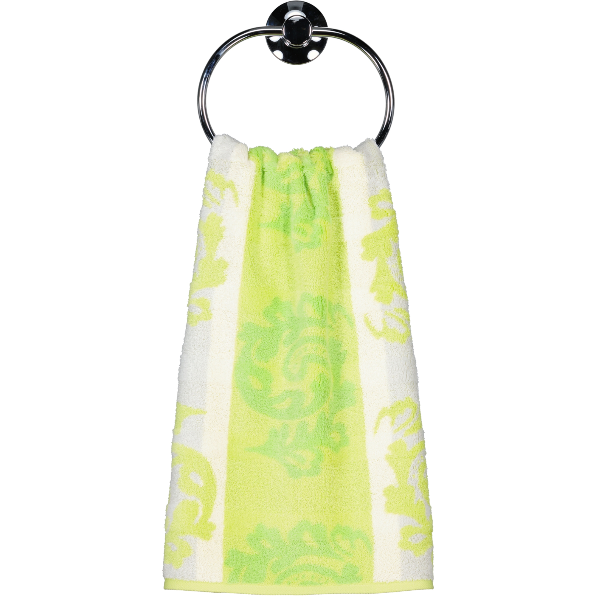 Cawö - Noblesse Cashmere Jacquard 1057 - Farbe: kiwi - 45 - Handtuch 50x100 cm
