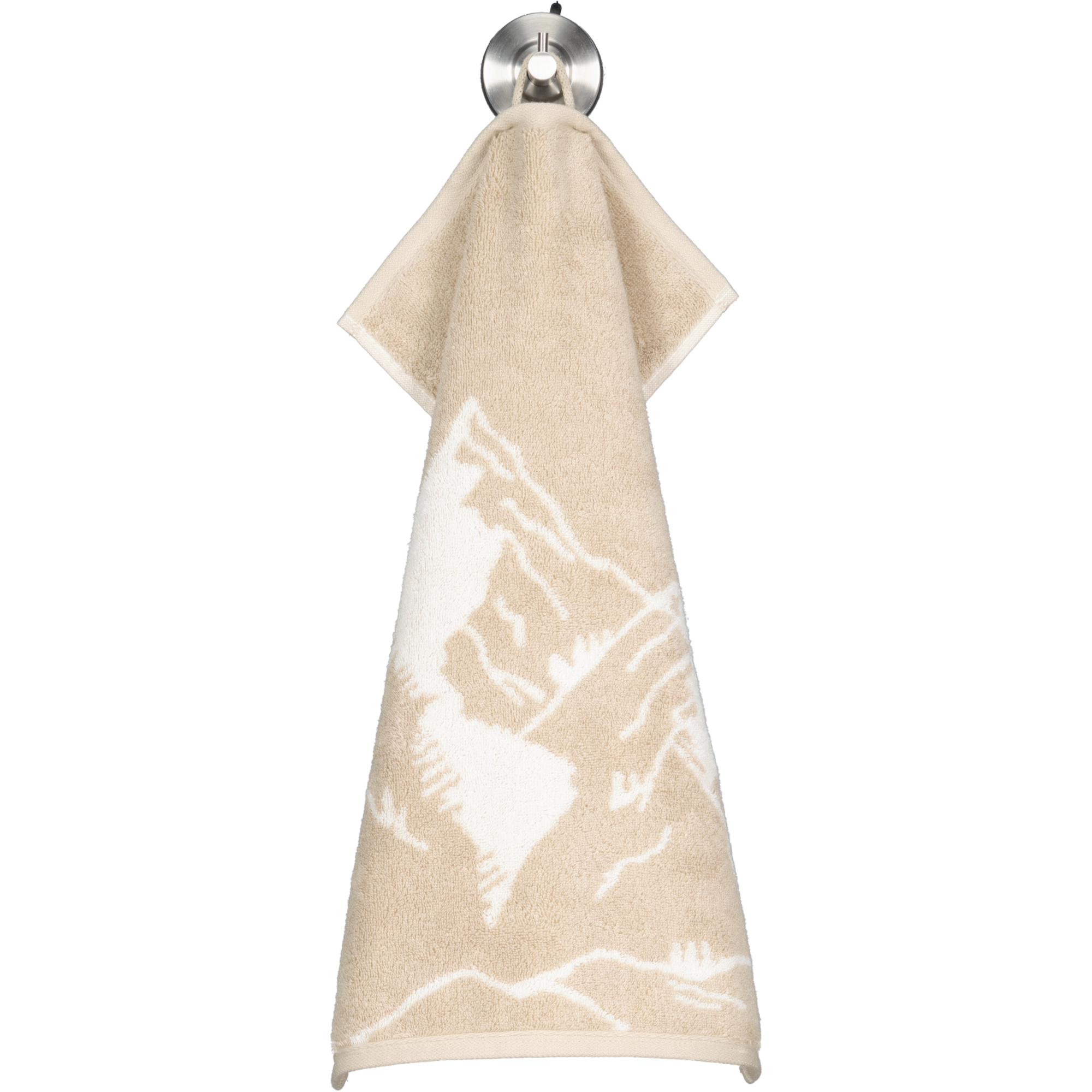 Cawö Handtücher Alpenchic Edition Berge 6269 natur - 33 - Gästetuch 30x50 cm