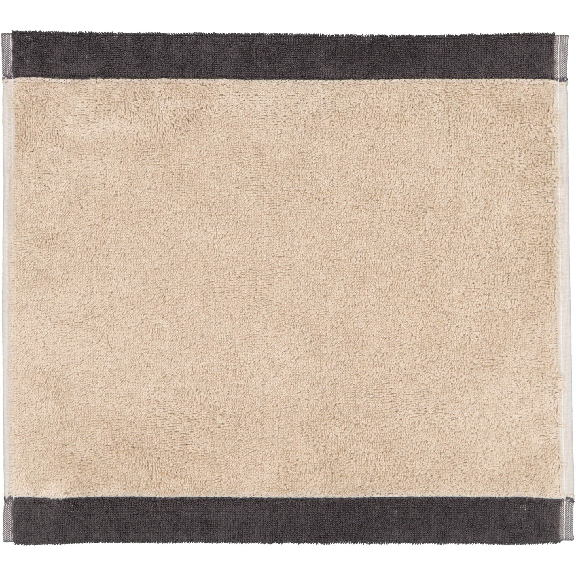 Cawö Handtücher Lifestyle Splash 7071 leinen/basalt - 37 - Seiflappen 30x30 cm