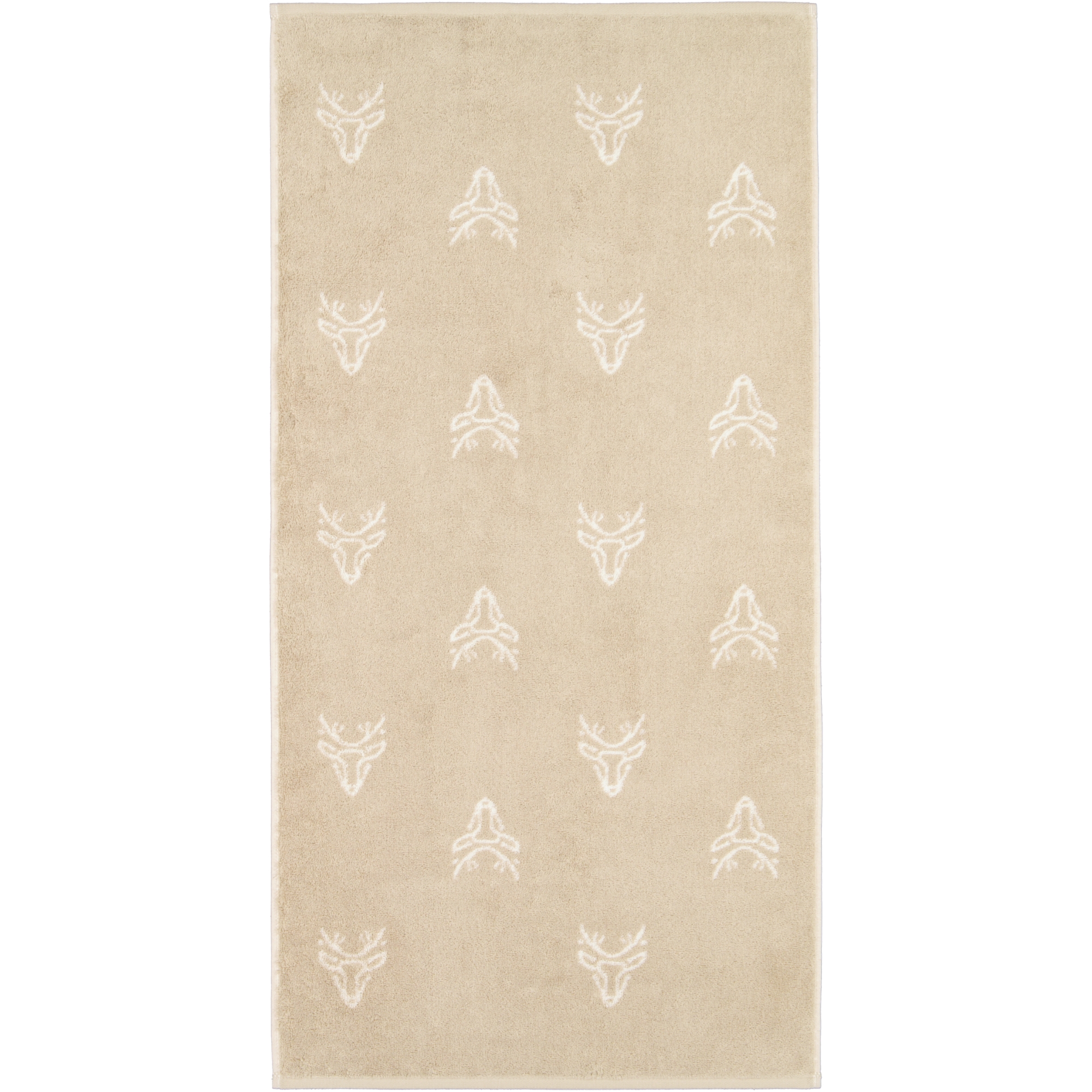 Cawö Handtücher Alpenchic Edition Allover 6229 natur - 33 - Handtuch 50x100 cm