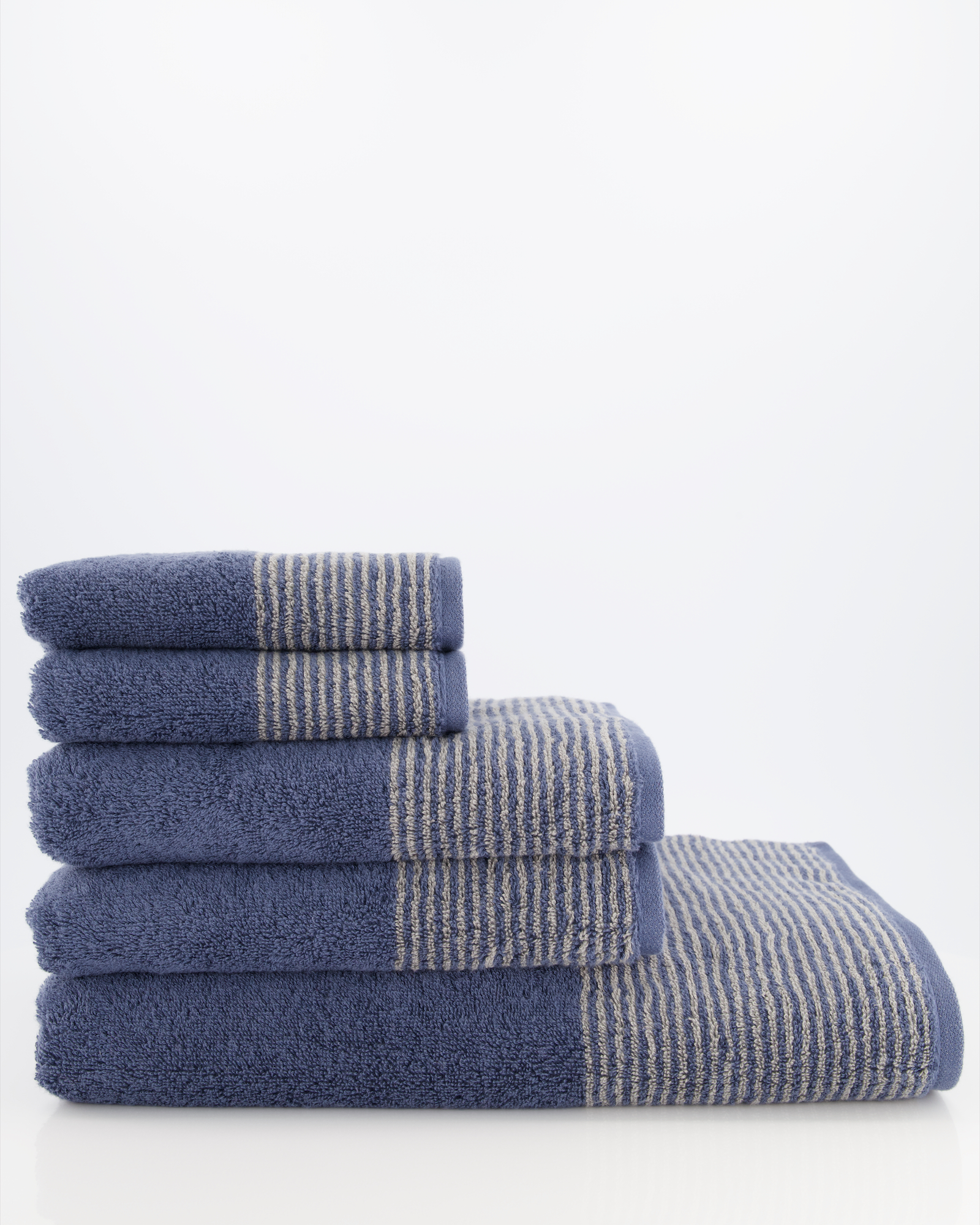 Cawö - Luxury Home Two-Tone 590 - Farbe: nachtblau - 10 - Seiflappen 30x30 cm