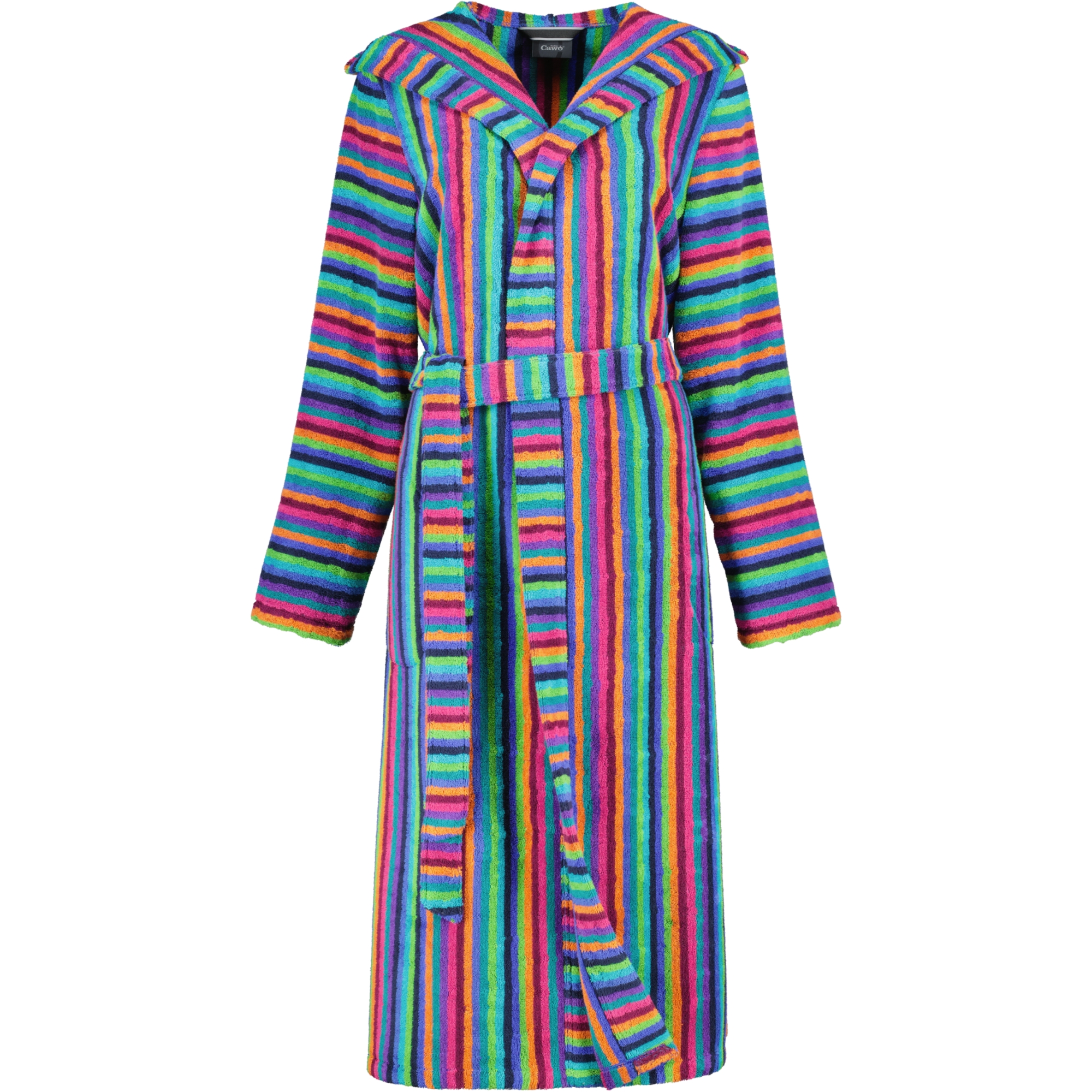 Cawö Bademäntel Damen Kapuze Kapuze 7076 multicolor - 84 - XS