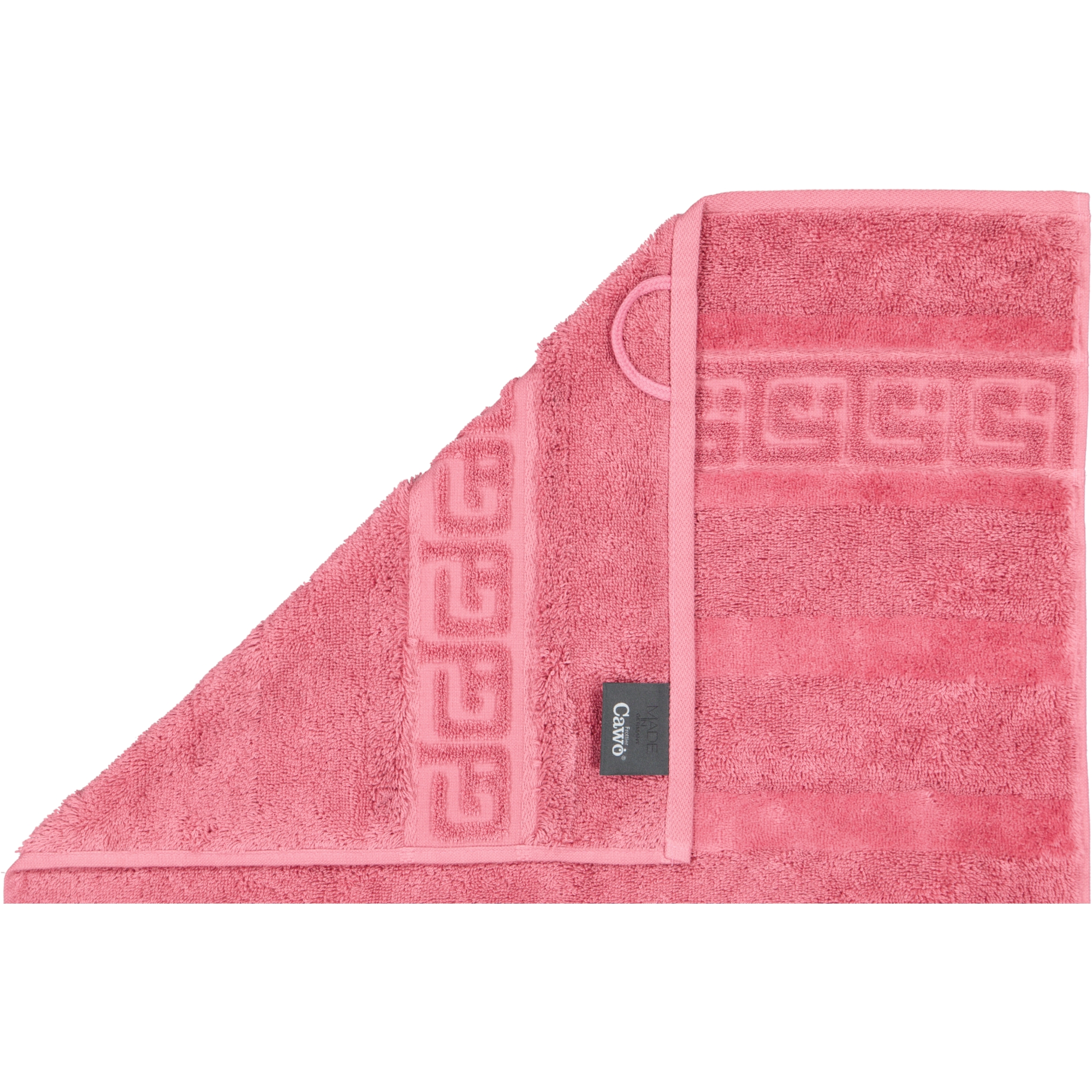 Cawö - Noblesse Uni 1001 - Farbe: 240 - rosa - Waschhandschuh 16x22 cm