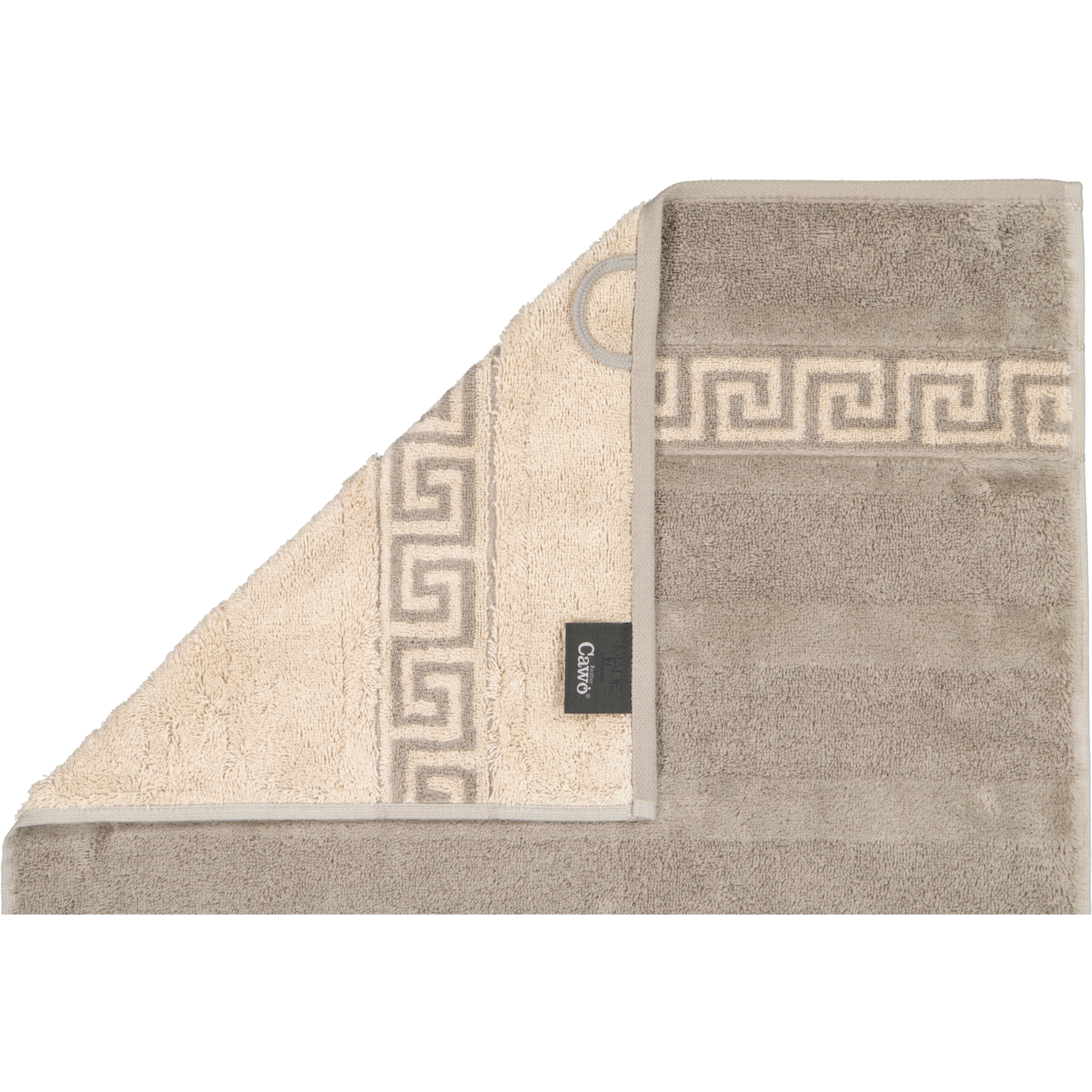 Cawö Handtücher Noblesse Duo 1003 - Farbe: graphit - 70 - Gästetuch 30x50 cm