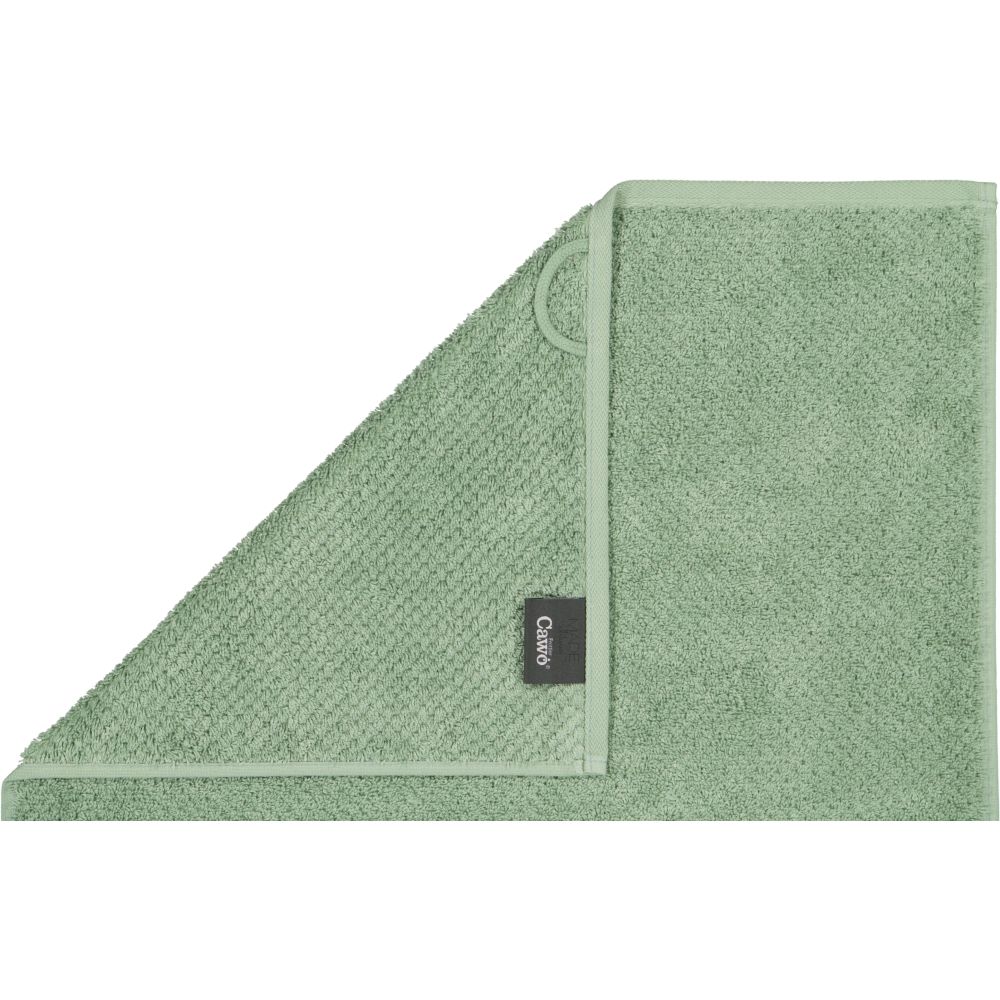 Cawö Handtücher Pure 6500 - Farbe: salbei - 443 - Waschhandschuh 16x22 cm
