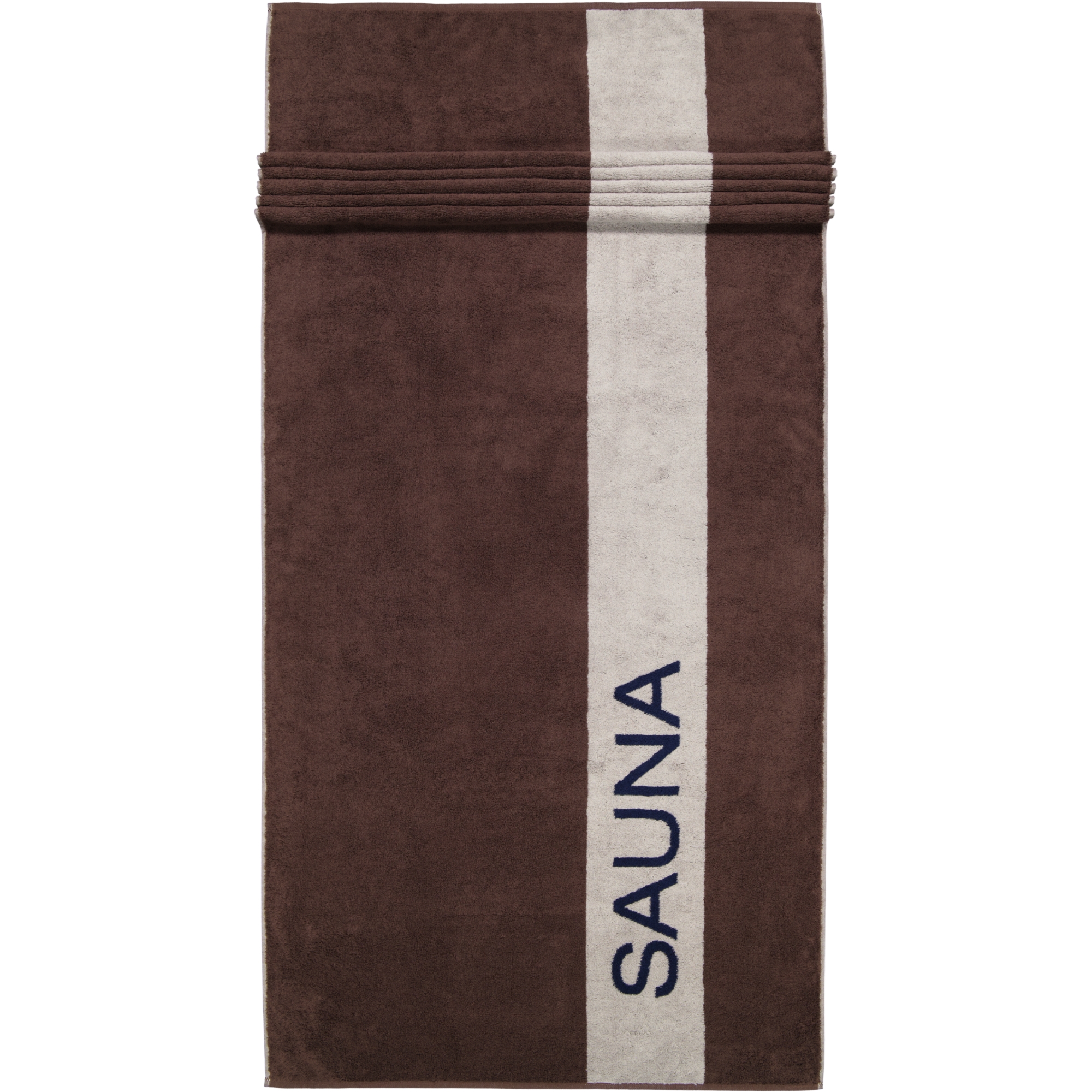 Cawö Saunatücher SAUNA 6238 mokka - 37 - 80x200 cm