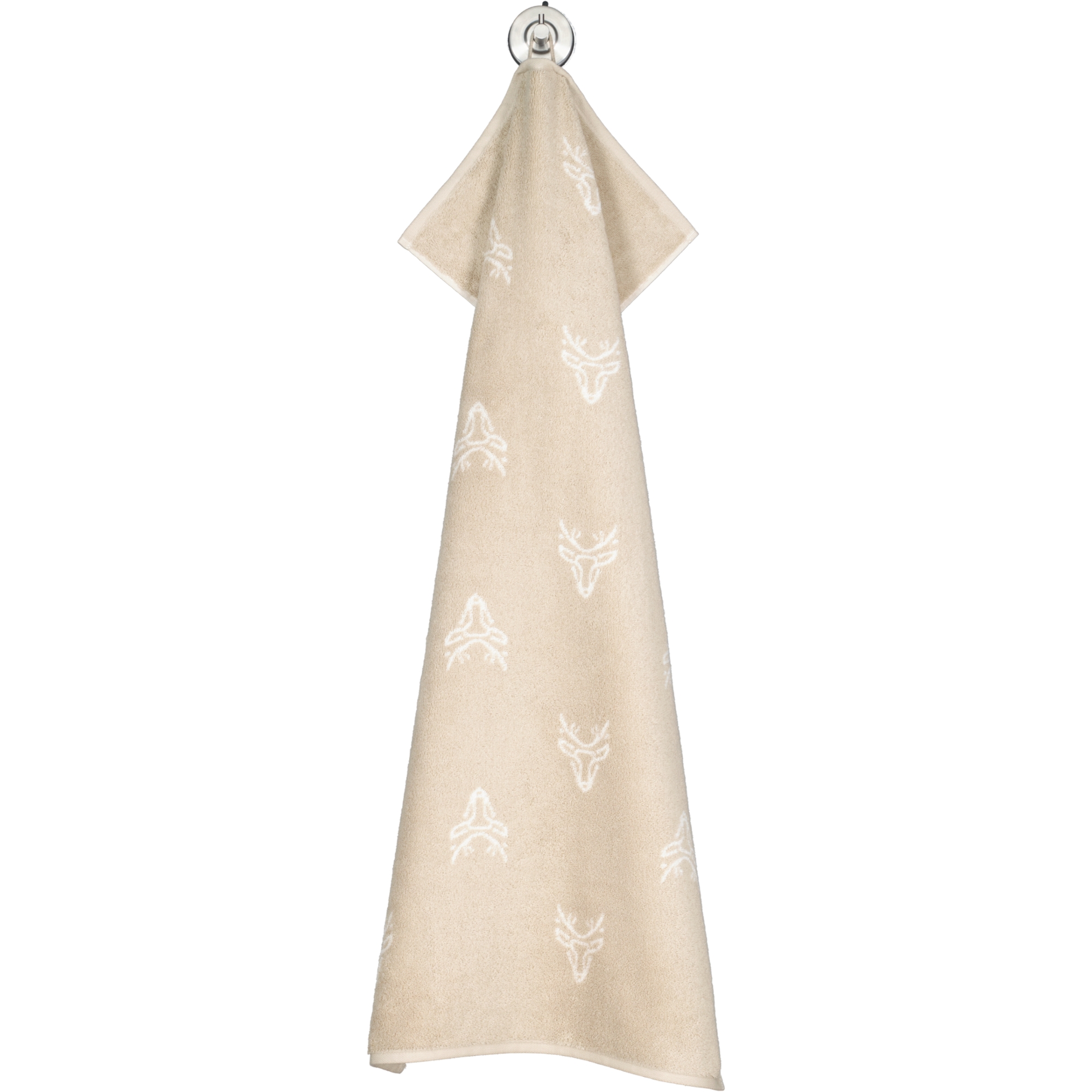 Cawö Handtücher Alpenchic Edition Allover 6229 natur - 33 - Handtuch 50x100 cm