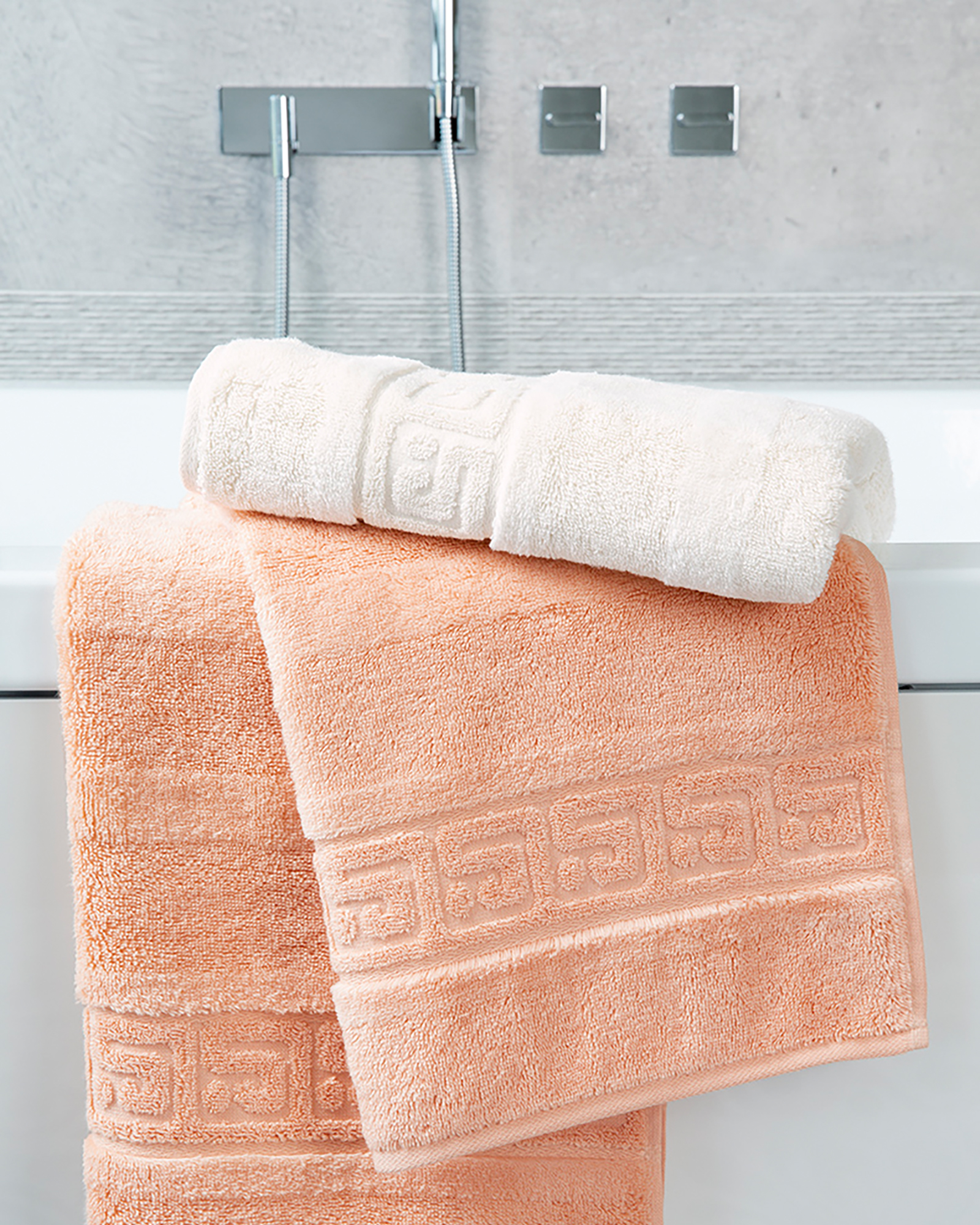 Cawö - Noblesse Uni 1001 - Farbe: 600 - weiß - Waschhandschuh 16x22 cm