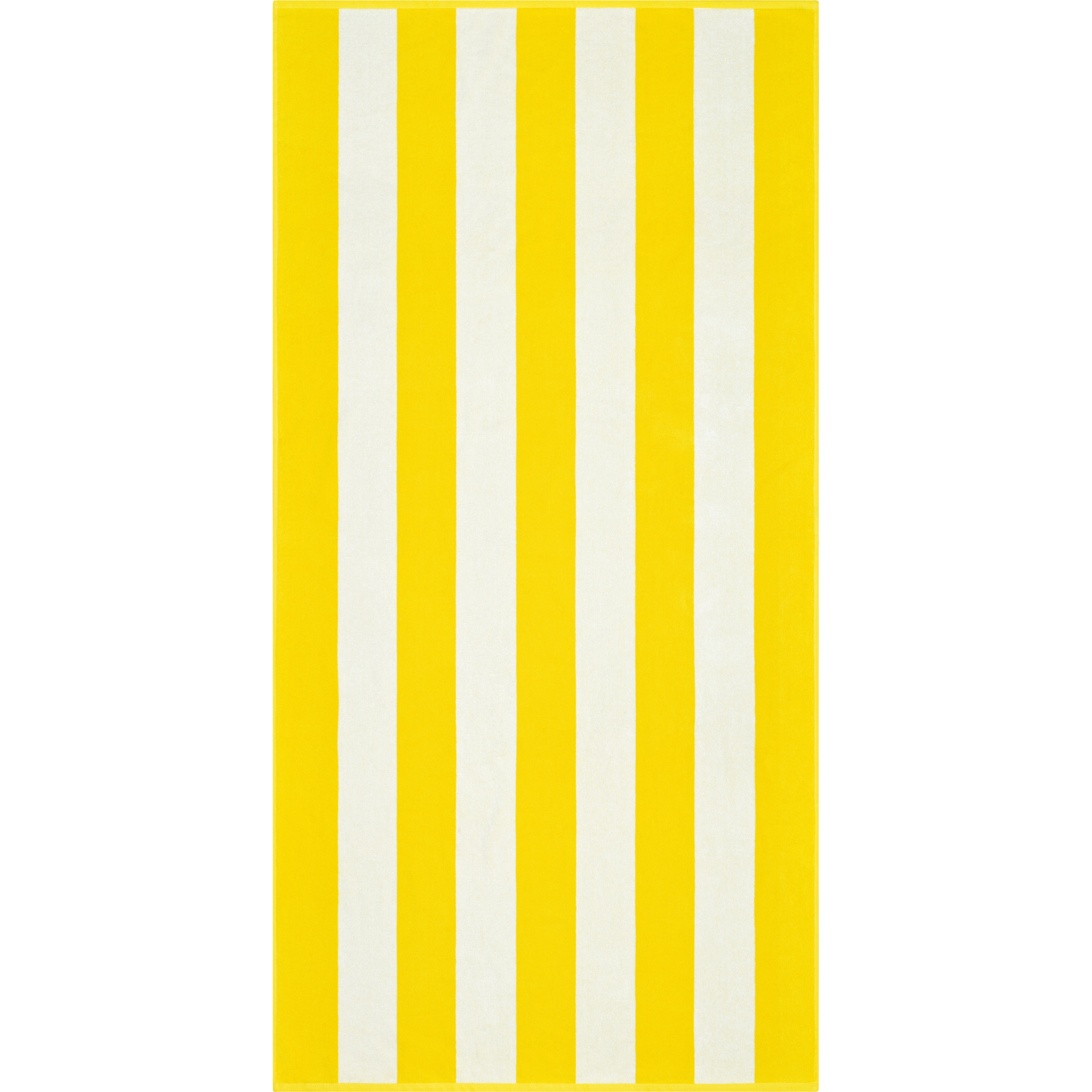 Cawö Home Strandtücher Beach Stripes 5583 yellow - 56 - 90x180 cm