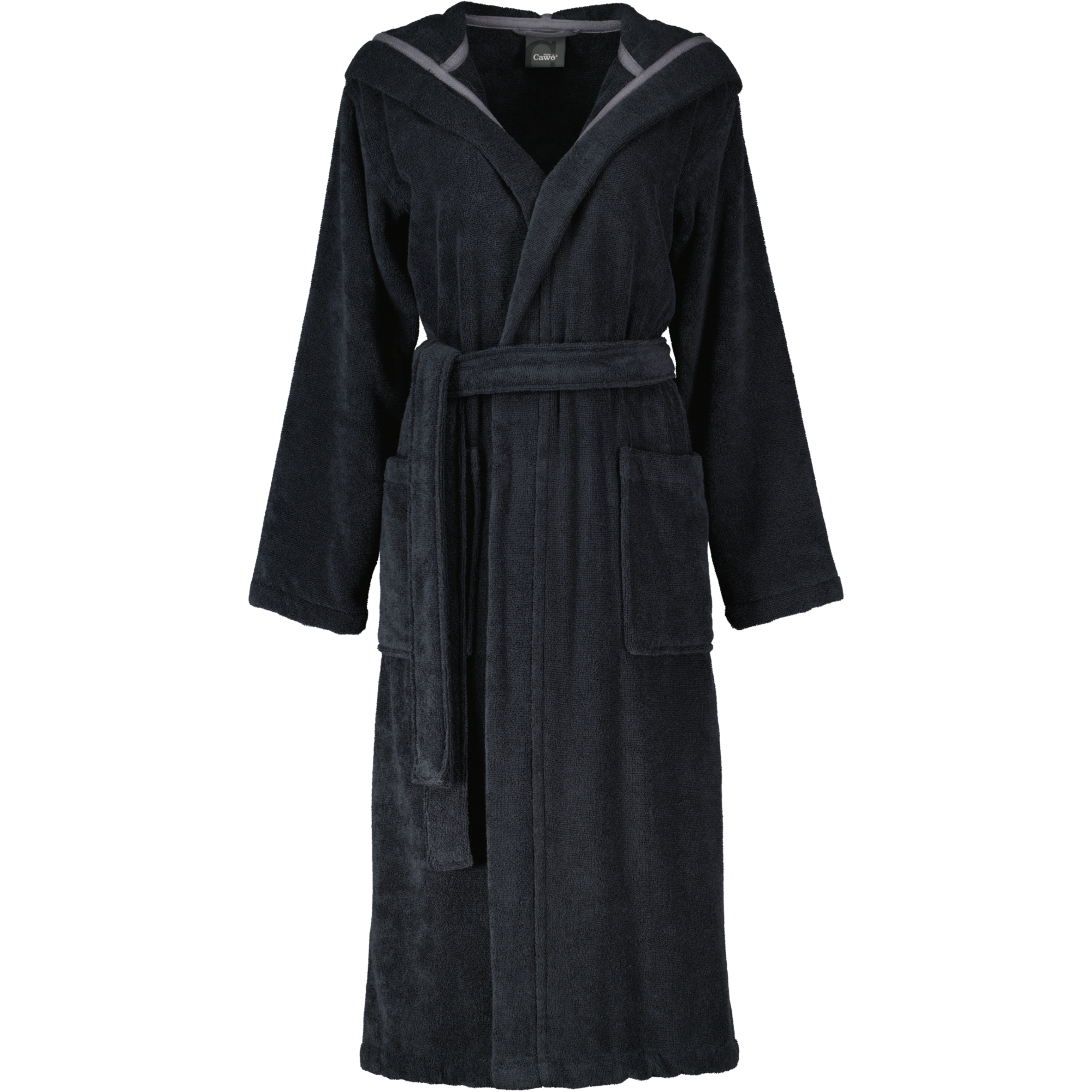 Cawö Home Bademäntel Damen Kapuze Luxury Basics Kapuze 827 lava - 97