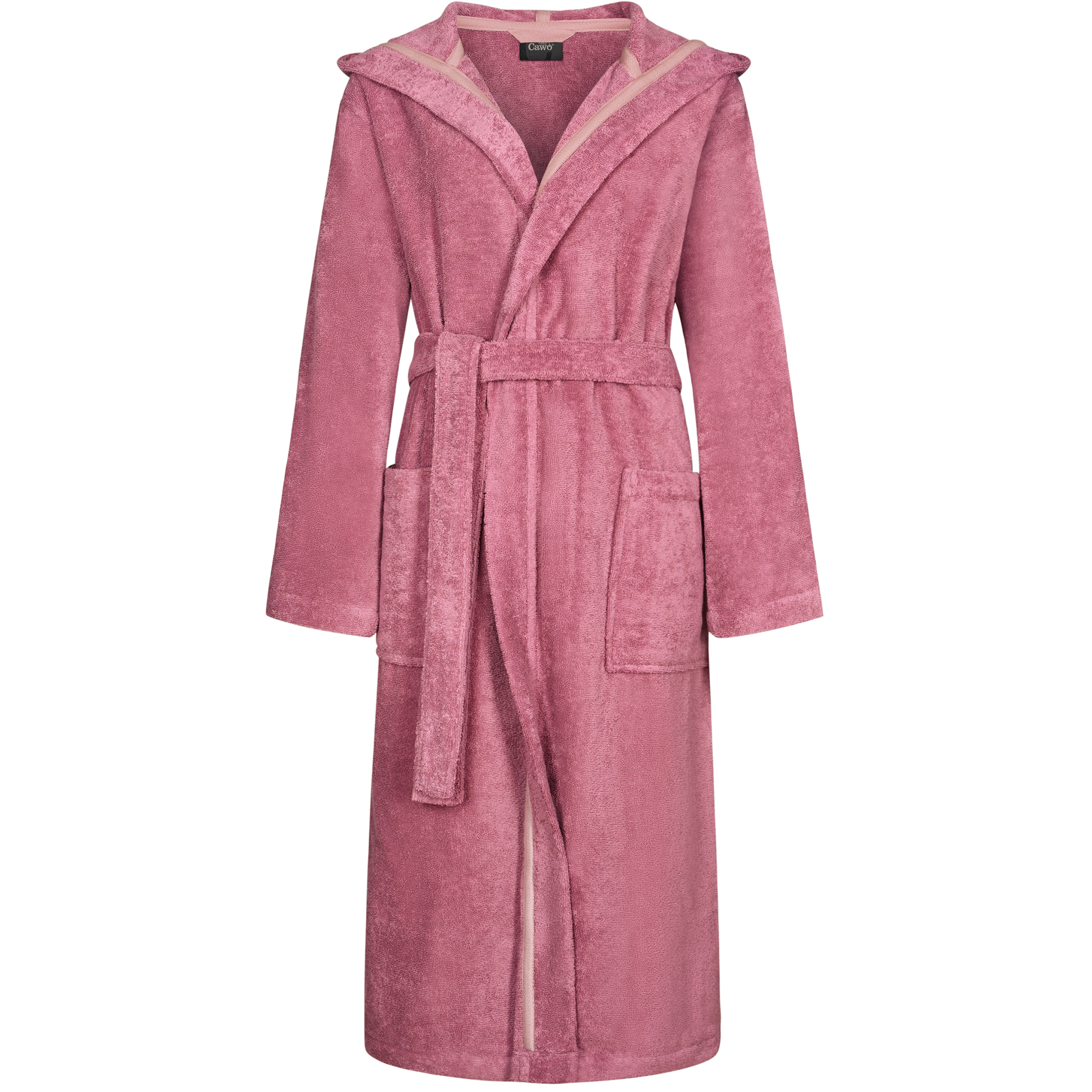 Cawö Home Bademäntel Damen Kapuze Luxury Basics Kapuze 827 blush - 22