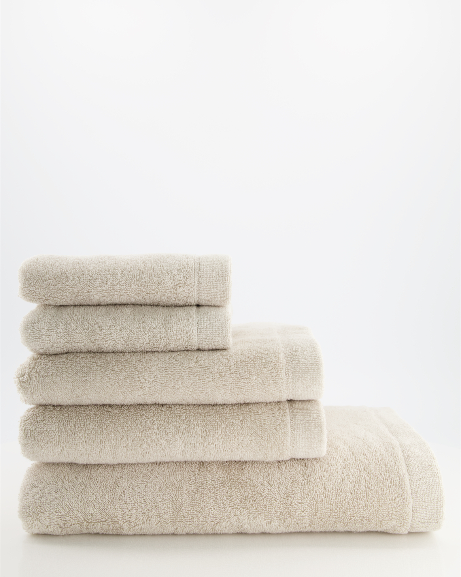 Cawö Handtücher Life Style Uni 7007 travertin - 366 - Seiflappen 30x30 cm