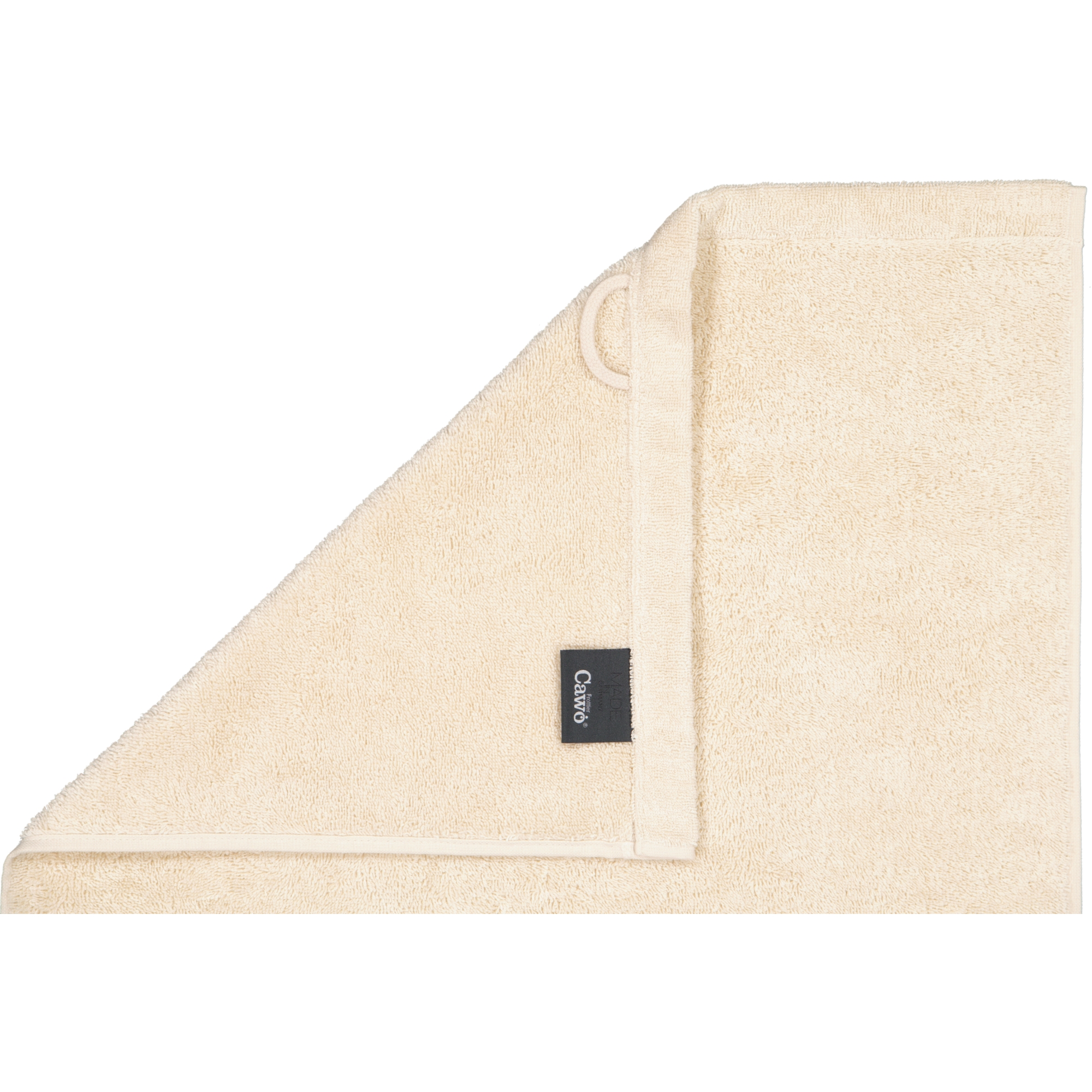 Cawö Handtücher Life Style Uni 7007 beige - 370 - Handtuch 50x100 cm