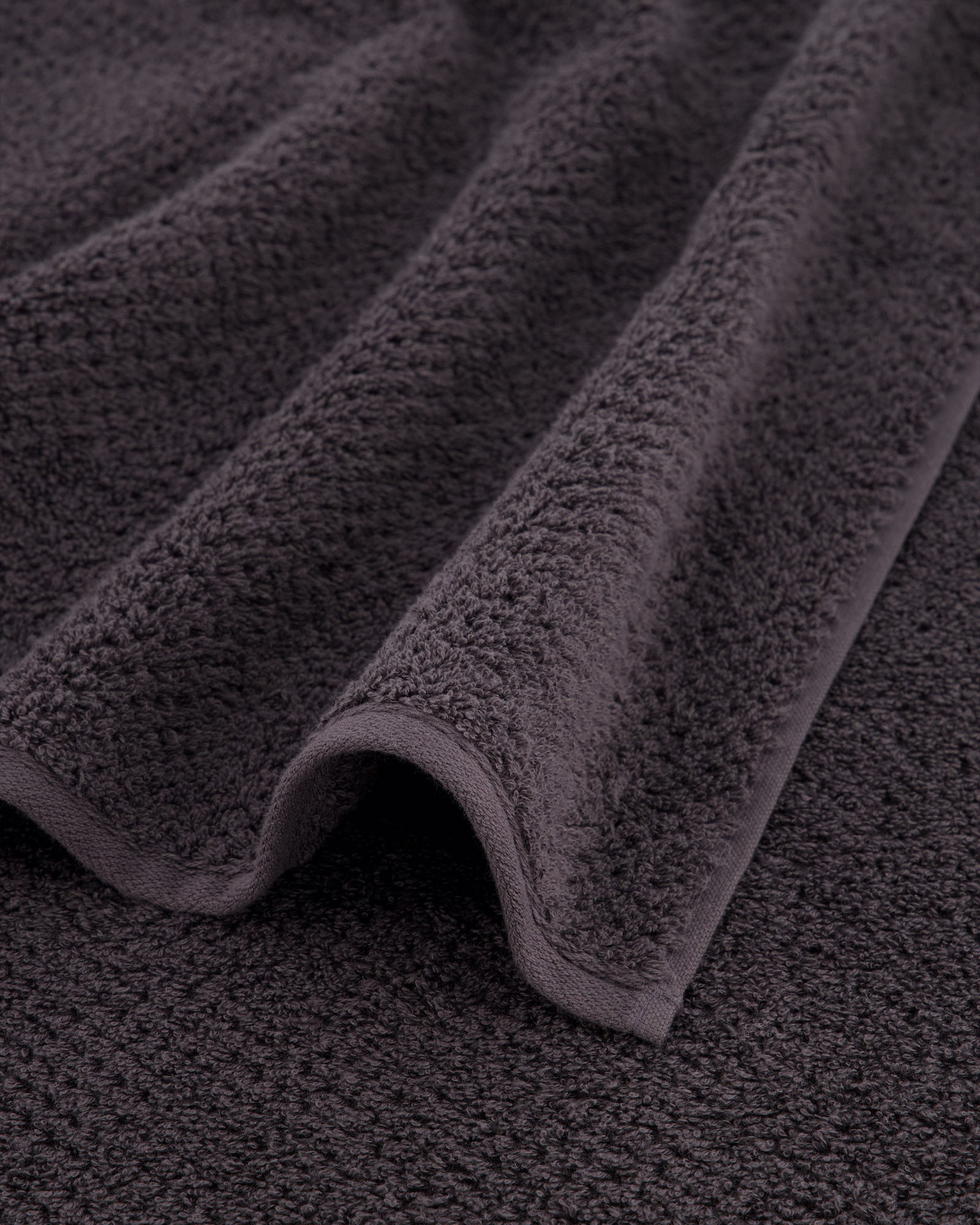 Cawö Handtücher Pure 6500 basalt - 740 - Seiflappen 30x30 cm