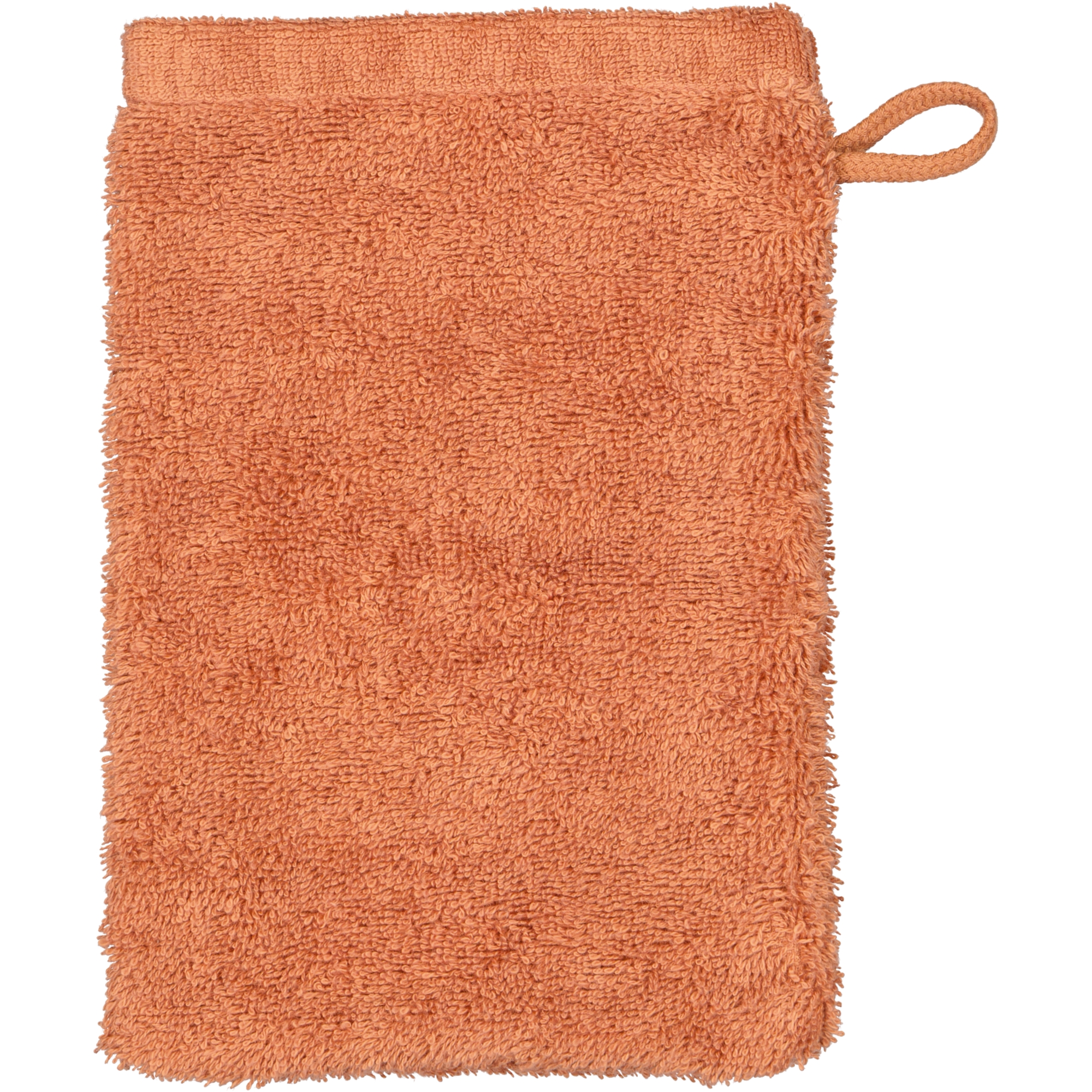 Cawö Handtücher Life Style Uni 7007 kupfer - 384 - Waschhandschuh 16x22 cm