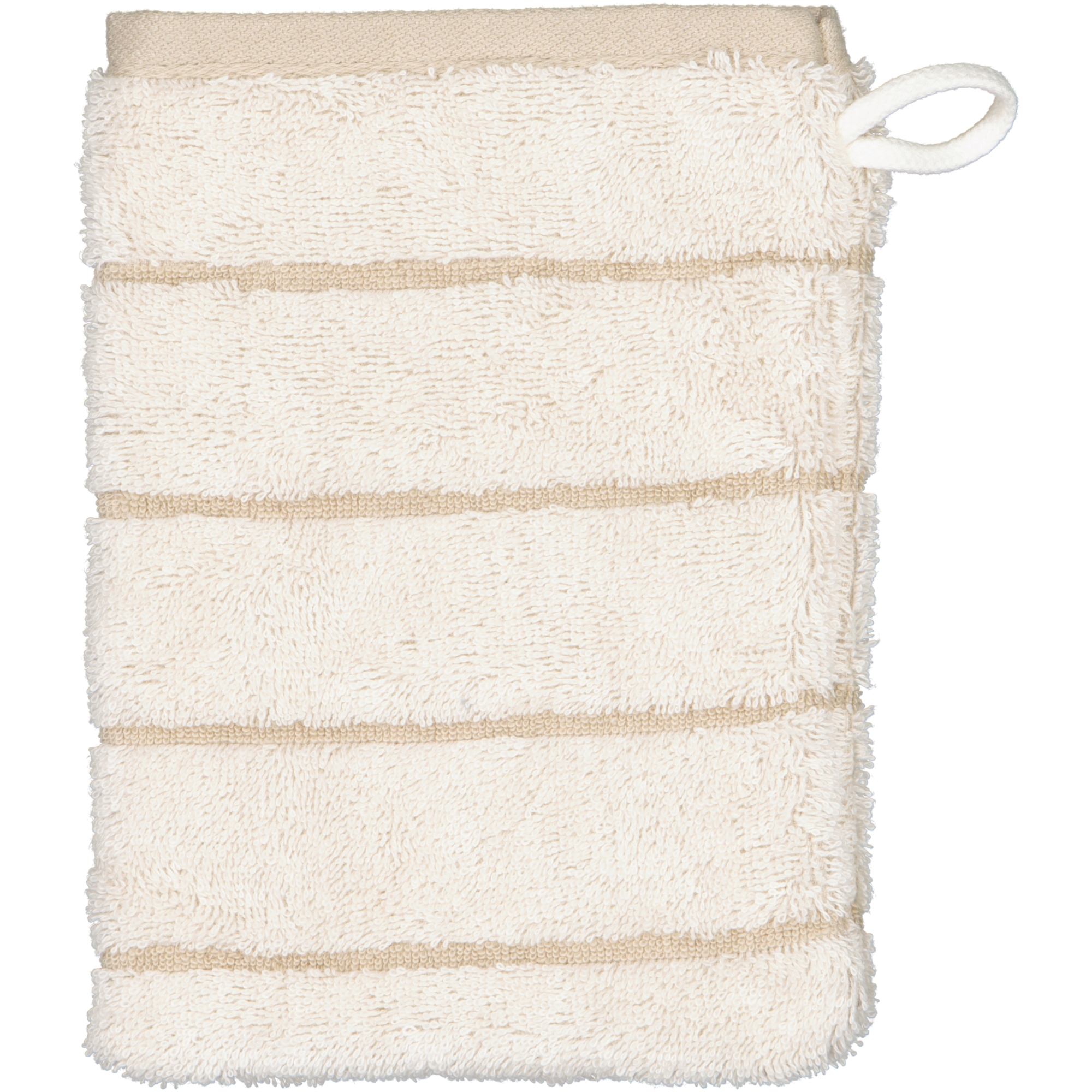 Cawö Handtücher Balance Doubleface 6232 natur - 33 - Waschhandschuh 16x22 cm