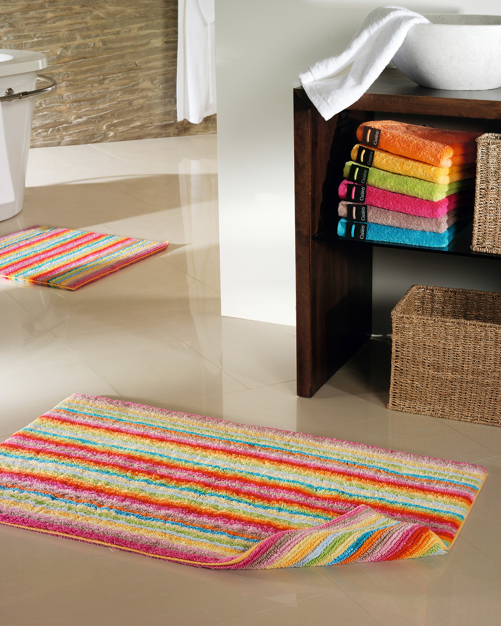 Cawö Home Badteppiche Lifestyle Streifen 7008 multicolor - 25