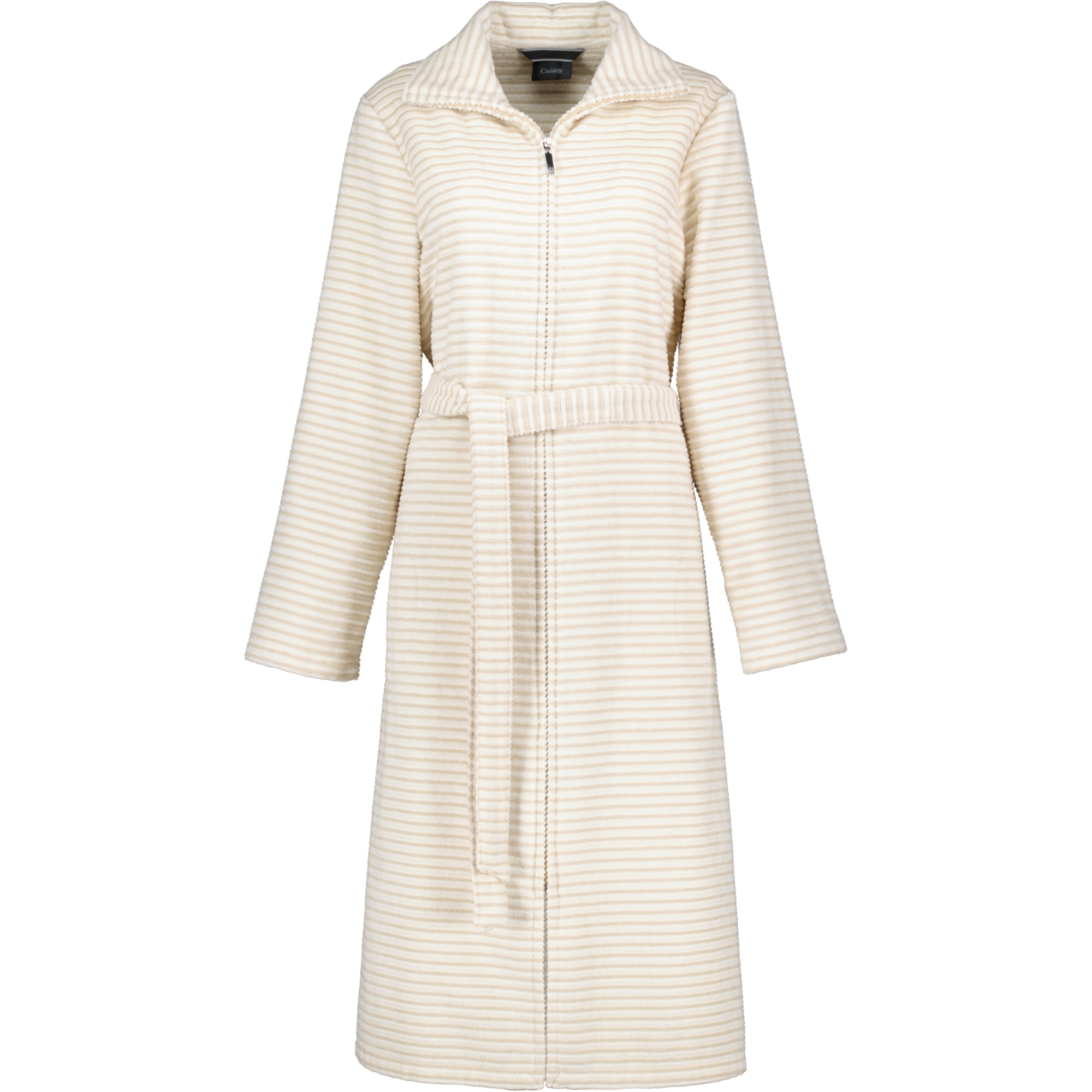 Cawö Bademäntel Damen Reißverschluss Zipper 5317 beige - 33