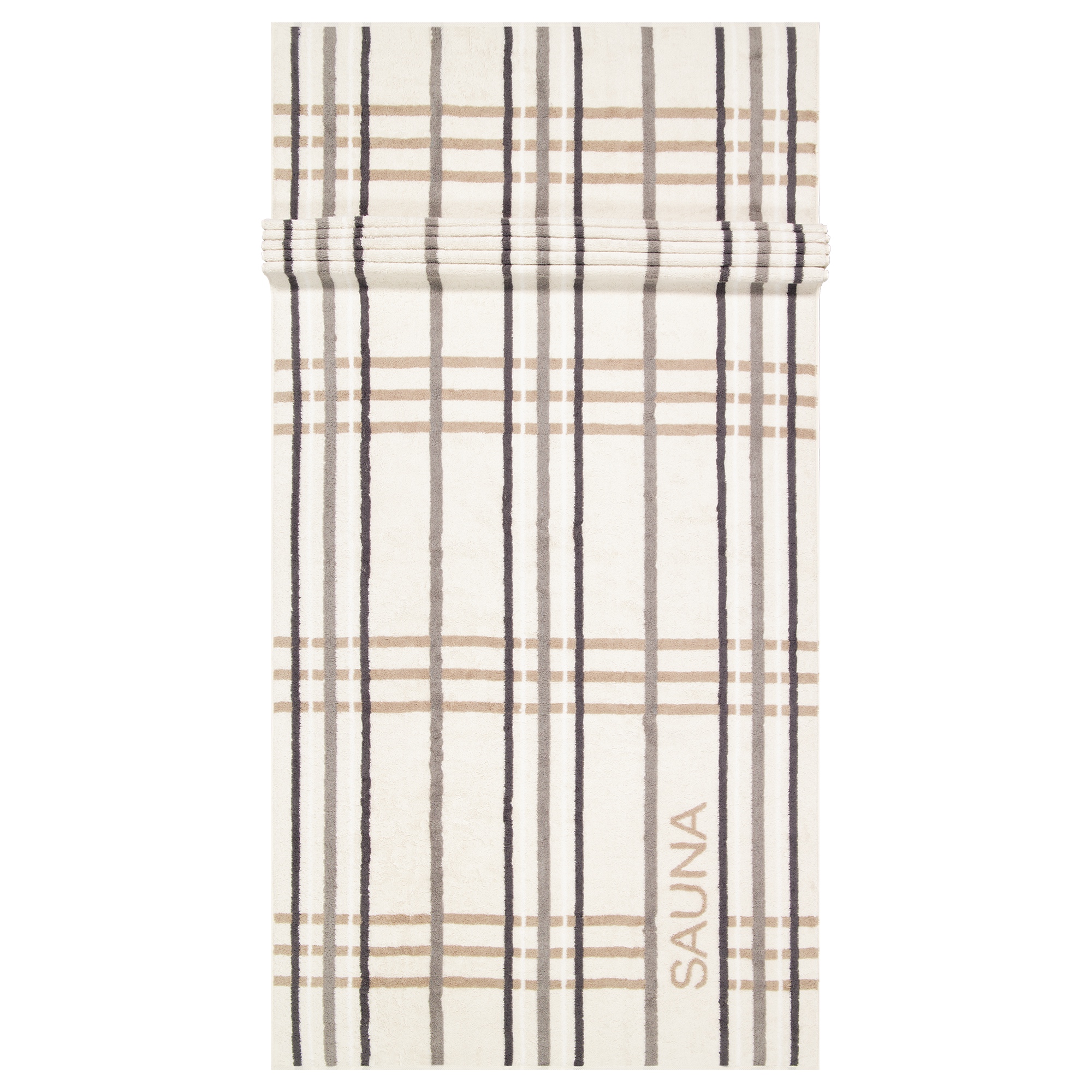 Cawö Saunatücher SAUNA Check 6274 natur - 33 - 80x200 cm