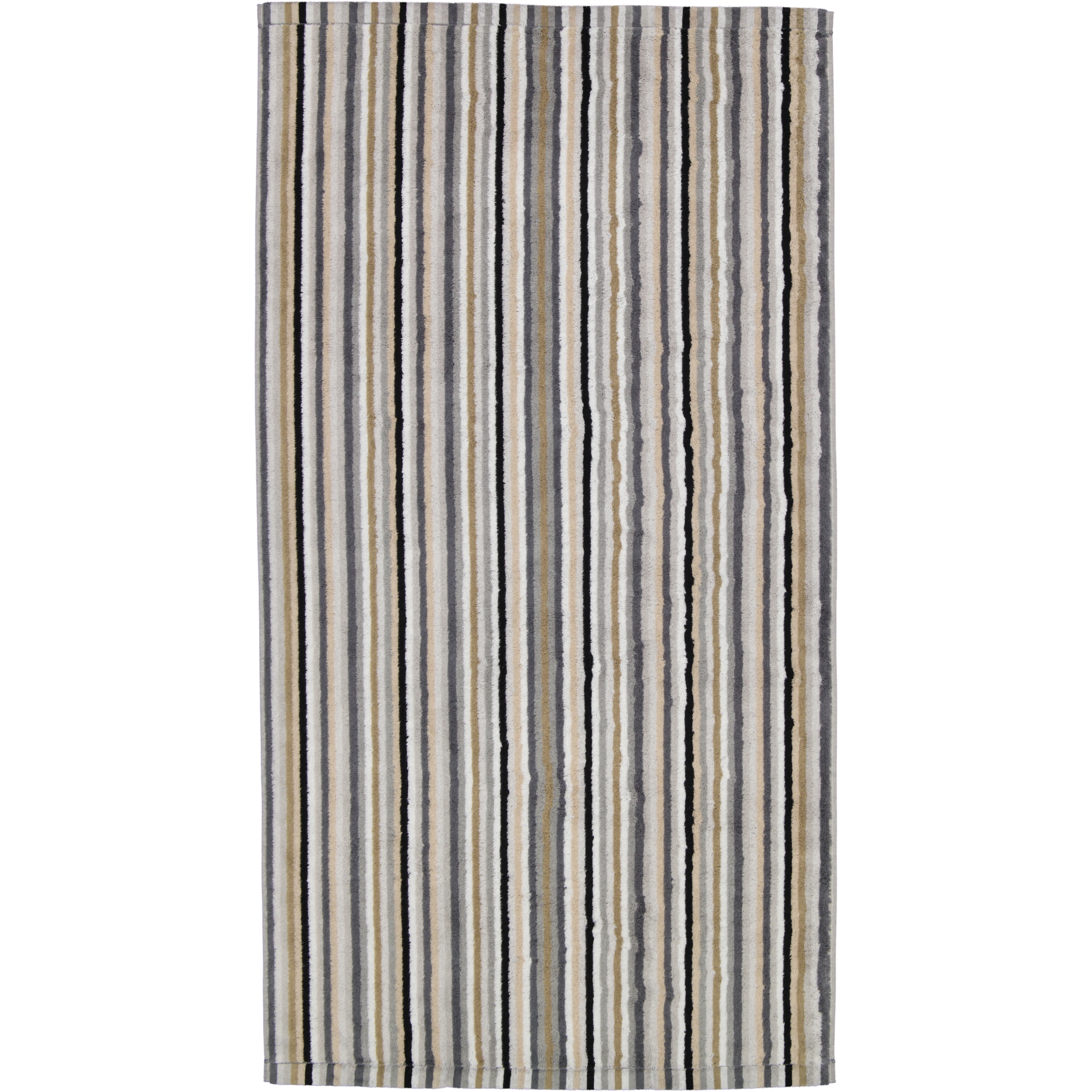 Cawö - Life Style Streifen 7048 - Farbe: 37 - kiesel - Duschtuch 70x140 cm