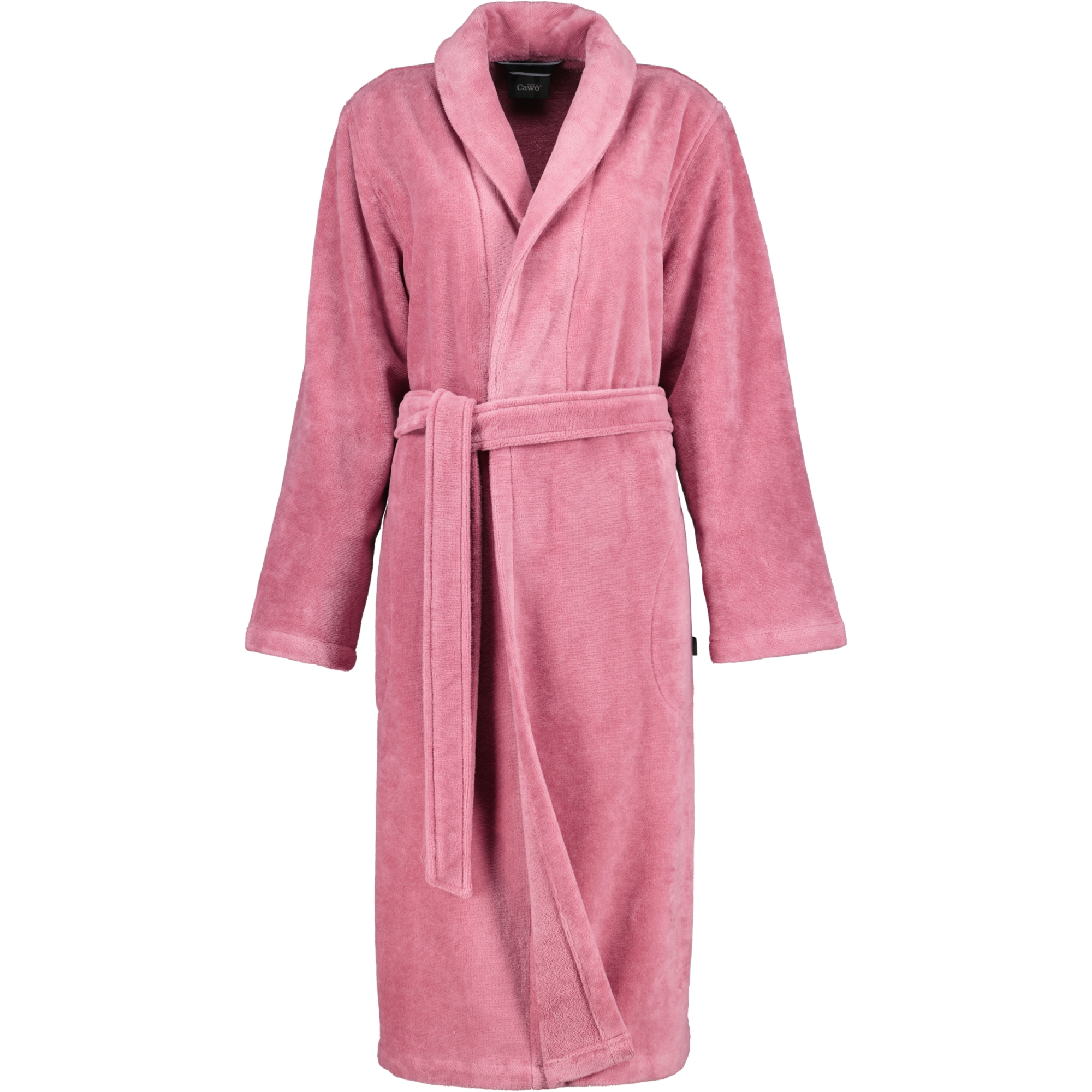 Cawö Home Damen Bademantel Schalkragen 836 - Farbe: blush - 22 - M