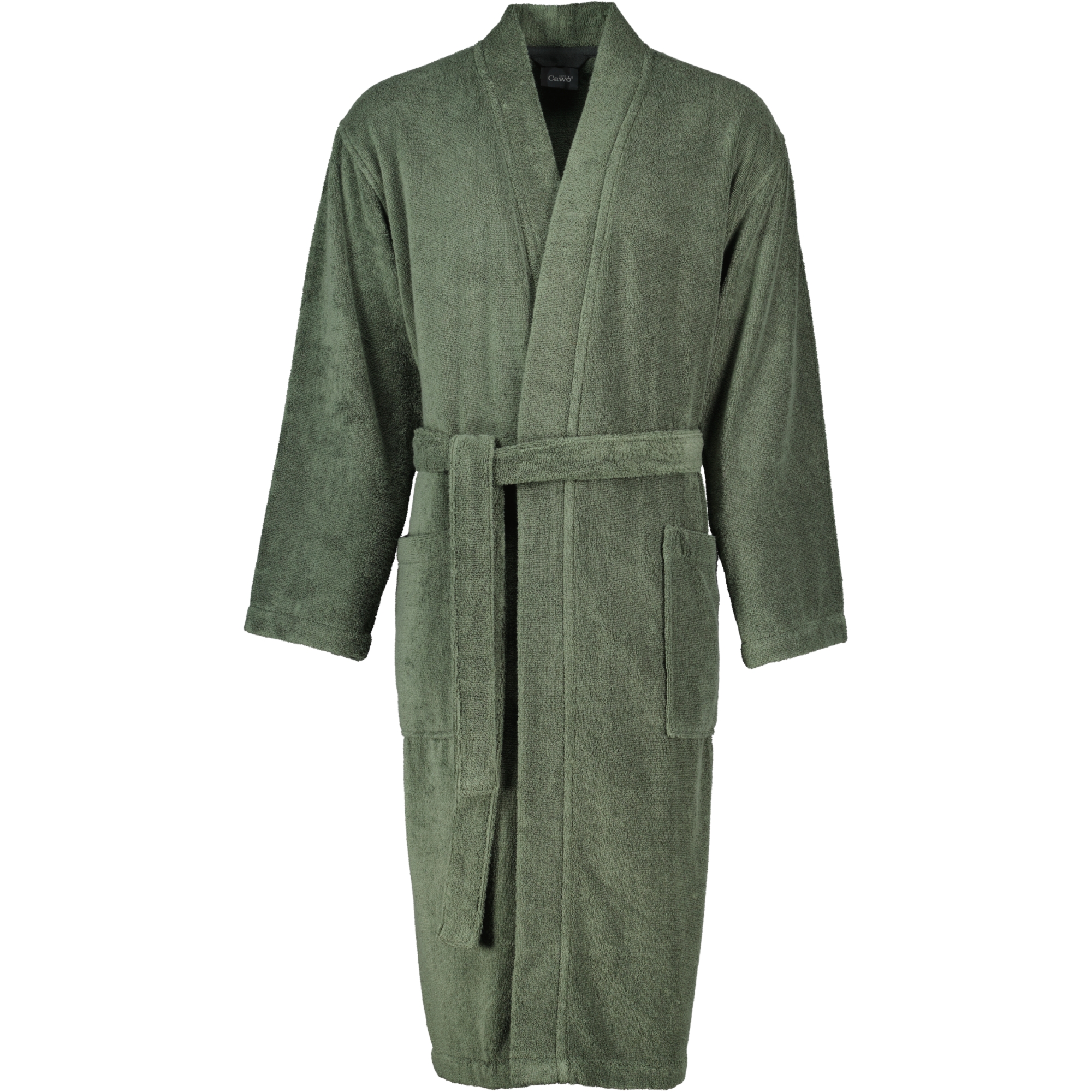 Cawö Home Bademäntel Herren Kimono Uni 828 field - 47 - M