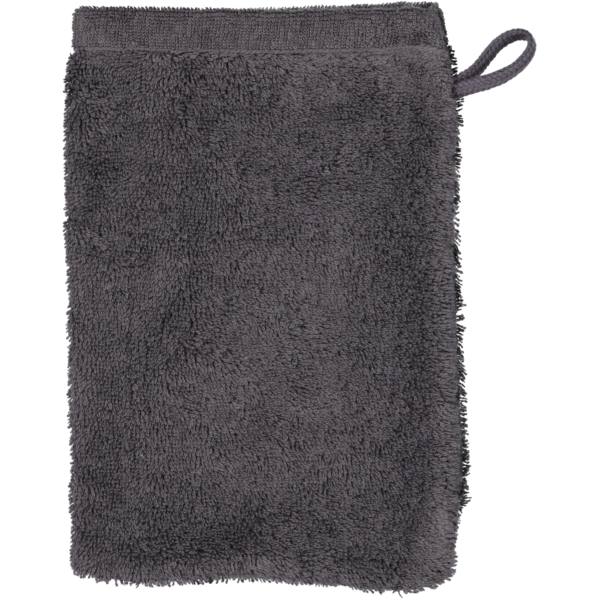 Cawö Handtücher Life Style Uni 7007 basalt - 740 - Waschhandschuh 16x22 cm