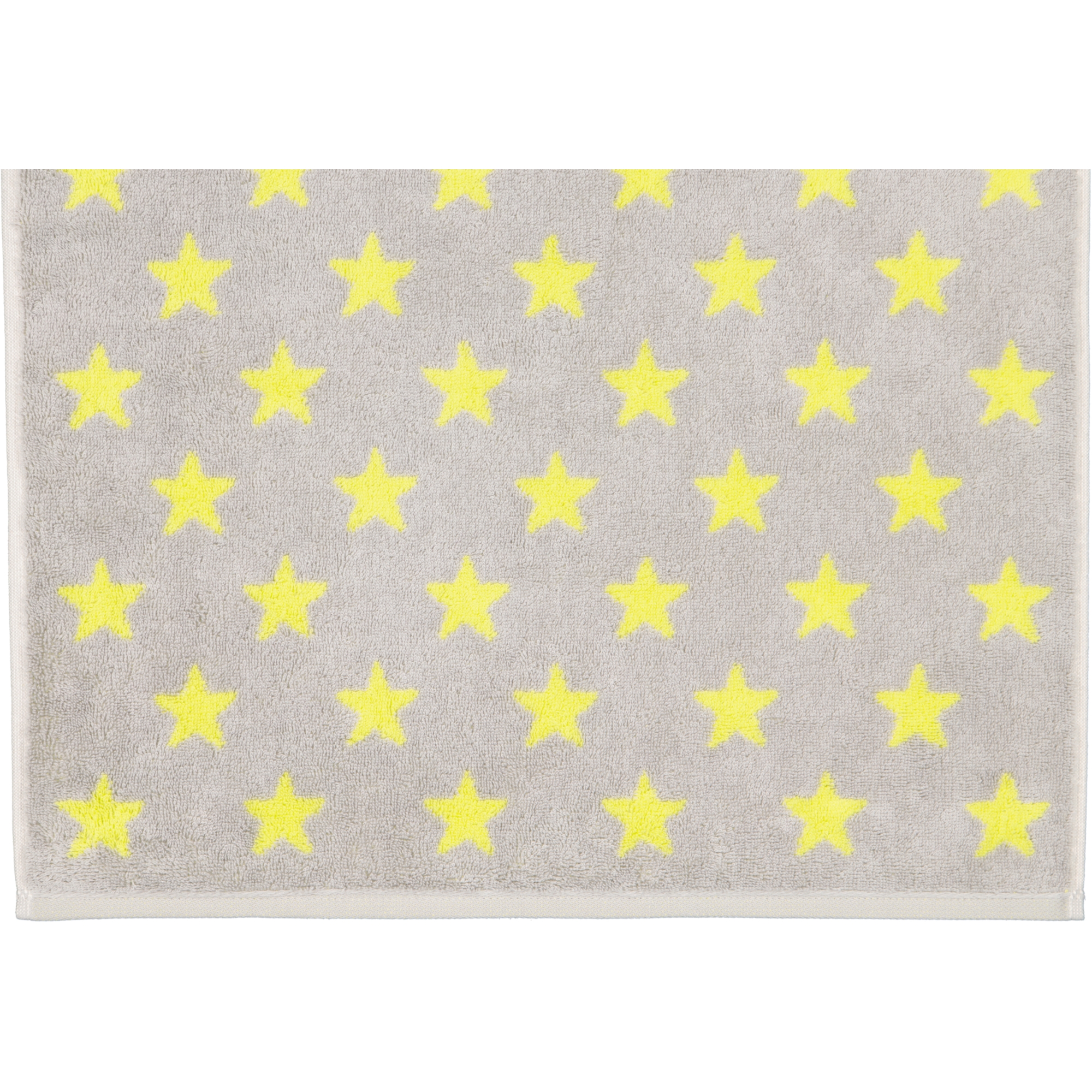 Cawö Handtücher NEW STARS Sterne klein 6261 platin/lime - 75