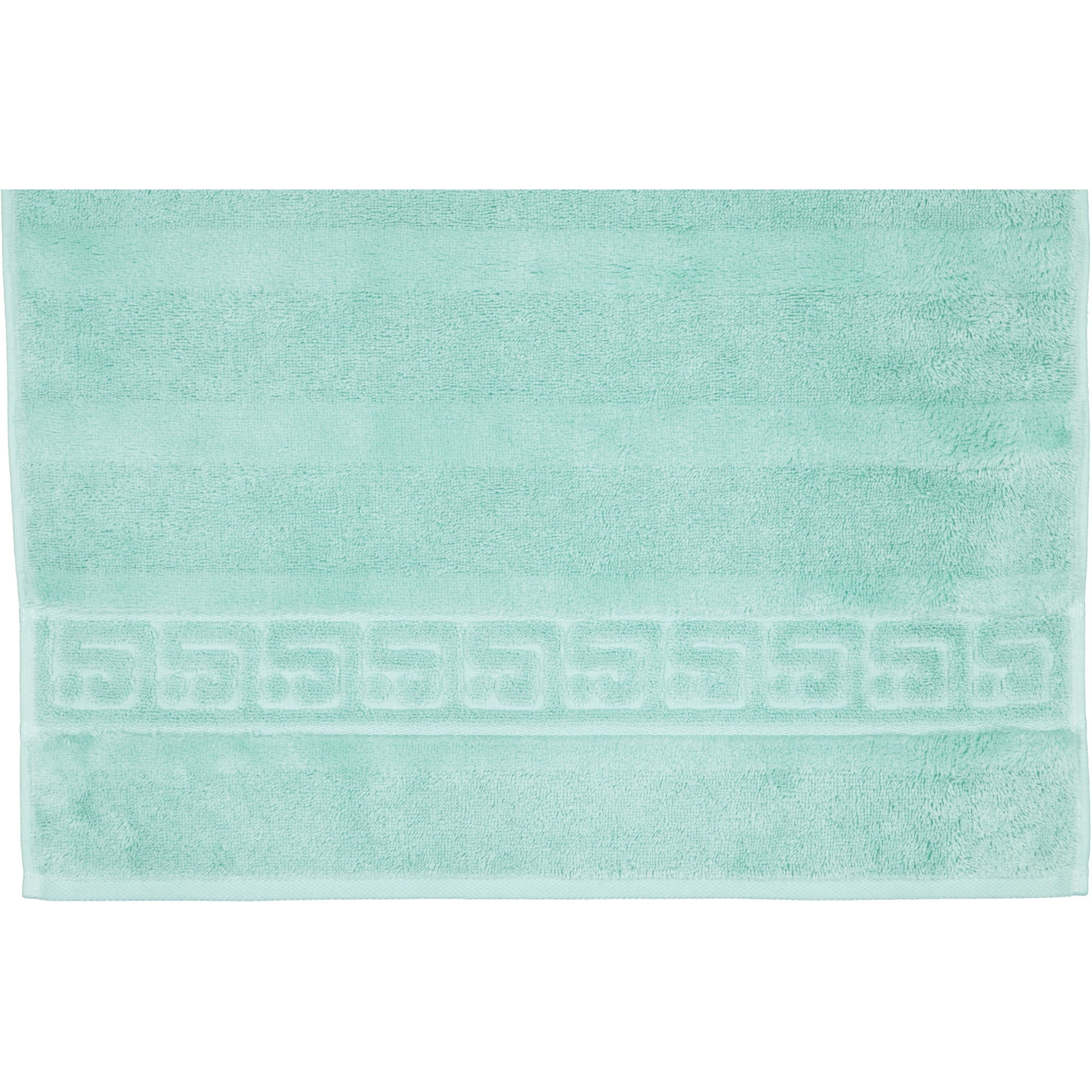 Cawö - Noblesse Uni 1001 - Farbe: 474 - agavegrün - Waschhandschuh 16x22 cm