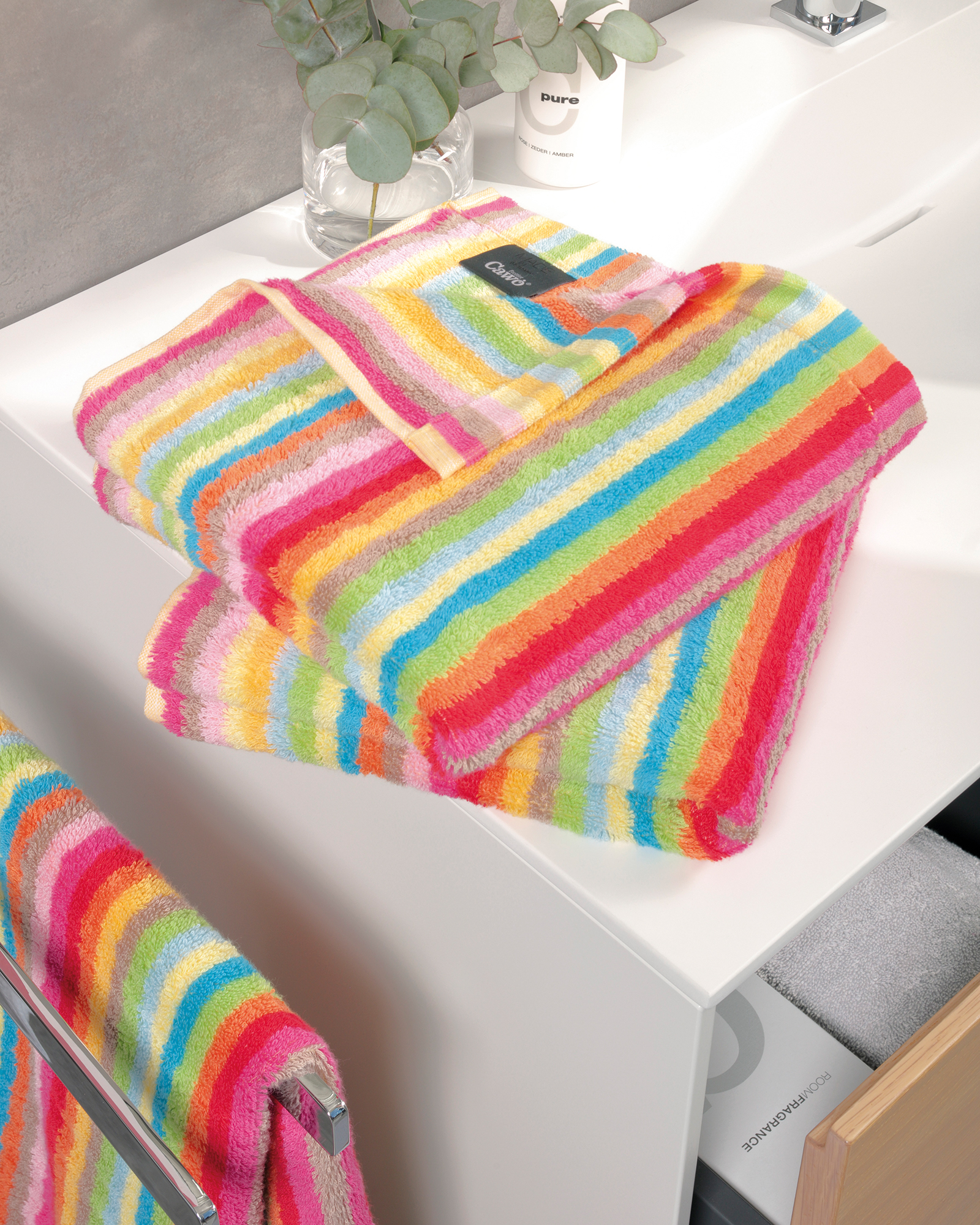 Cawö Kissenhüllen Lifestyle Blockstreifen 70081 multicolor - 25 - 50x50 cm
