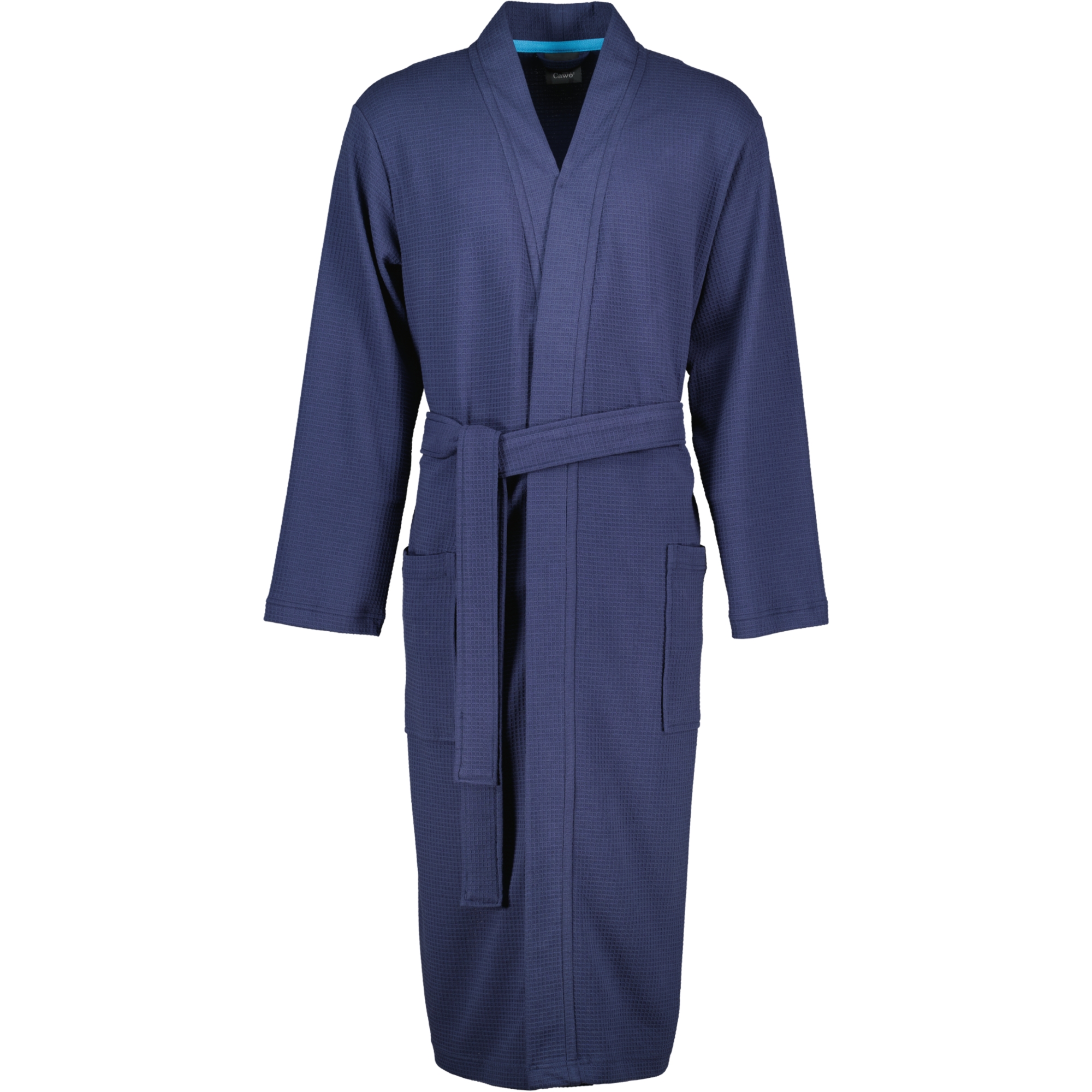 Cawö Home Bademäntel Herren Kimono 816 marine - 14
