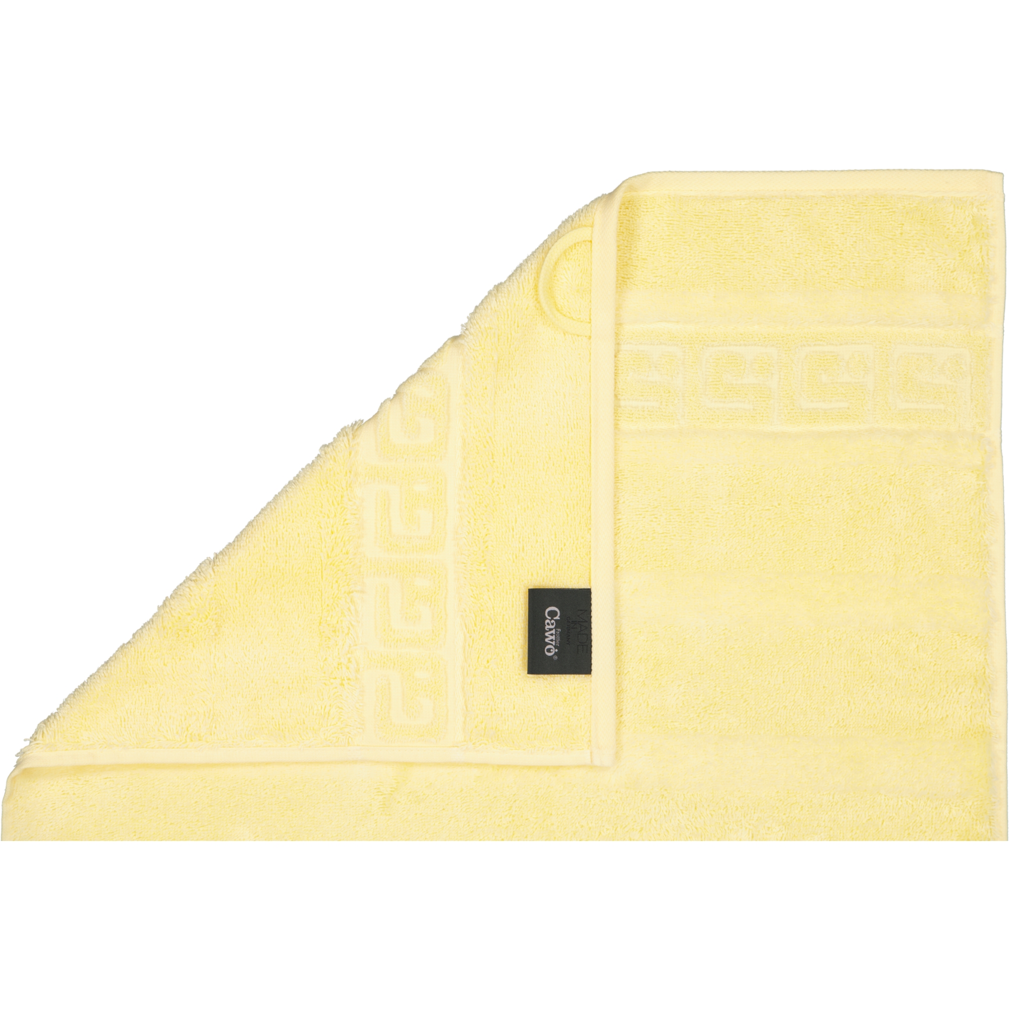 Cawö - Noblesse Uni 1001 - Farbe: honig - 581 - Gästetuch 30x50 cm