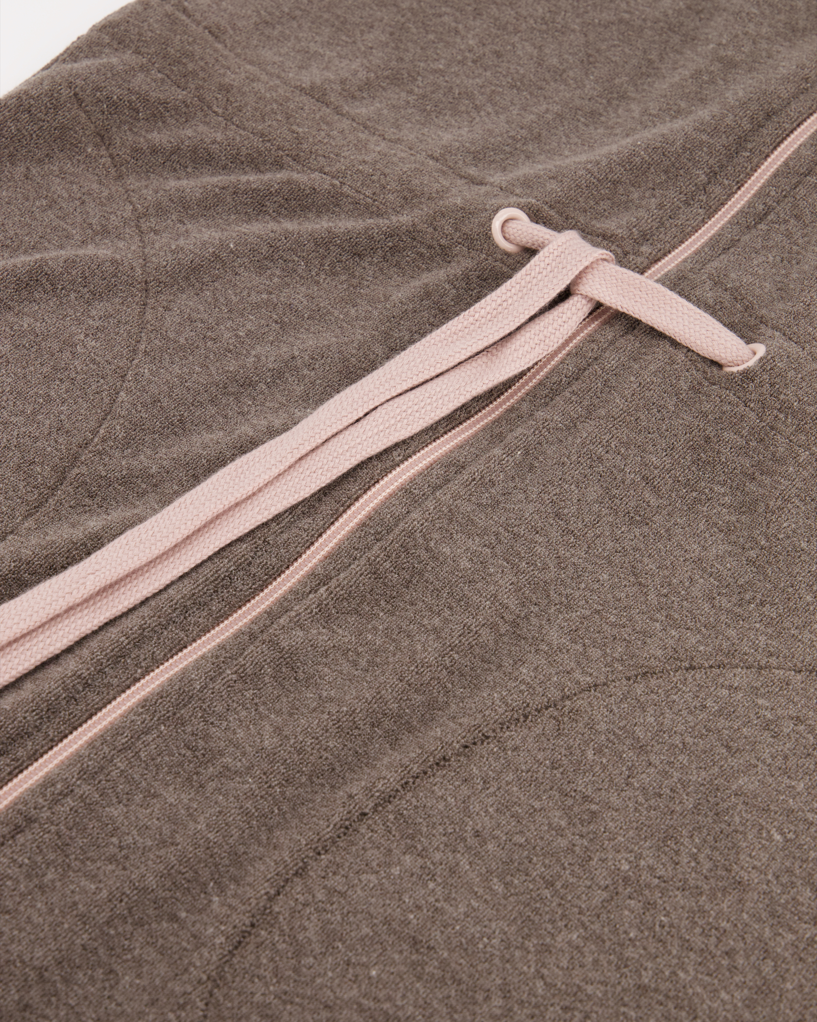 Cawö Home Active Damen Kurzmantel Kapuze TG RV 821 - Farbe: mocca-rosé - 32 - XS