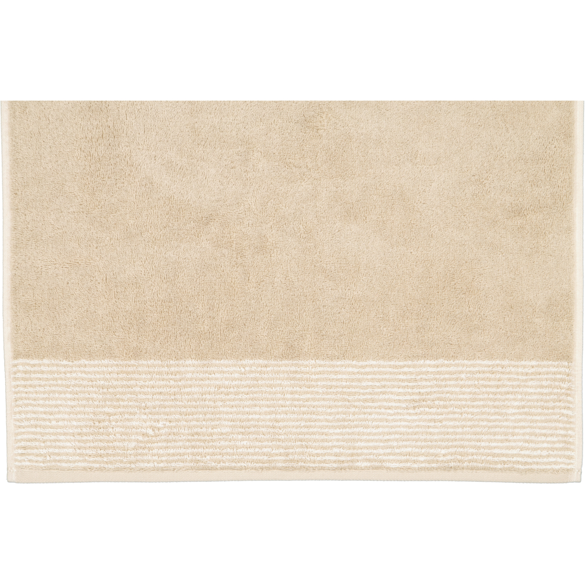 Cawö - Luxury Home Two-Tone 590 - Farbe: sand - 33 - Handtuch 50x100 cm