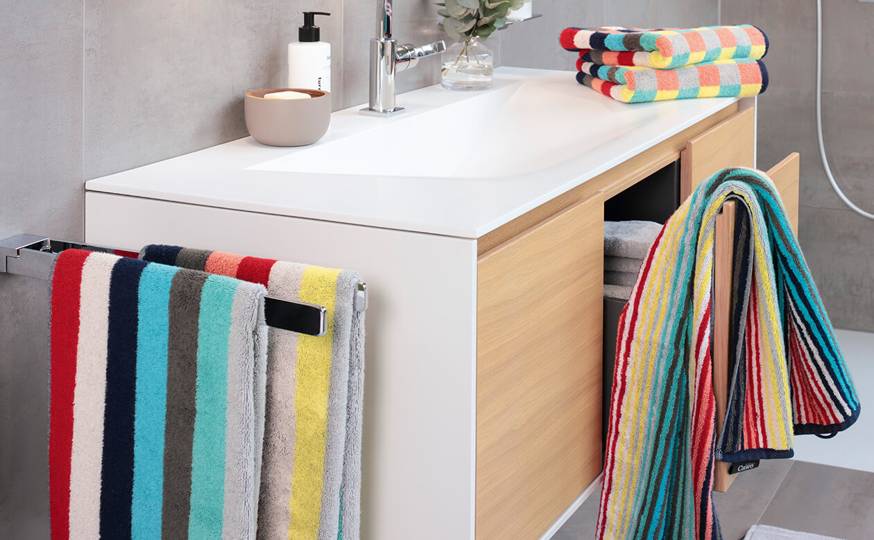 Cawö Splash Karo 996 - Farbe: multicolor - 12 Handtuch 50x100 cm Detailbild 1 Cawö Splash Karo 996 - Farbe: multicolor - 12 Handtuch 50x100 cm Detailbild 1