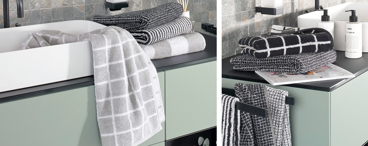 Cawö Zoom Blockstreifen 120 - Farbe: platin - 76 Handtuch 50x100 cm Detailbild 3 Cawö Zoom Blockstreifen 120 - Farbe: platin - 76 Handtuch 50x100 cm Detailbild 3