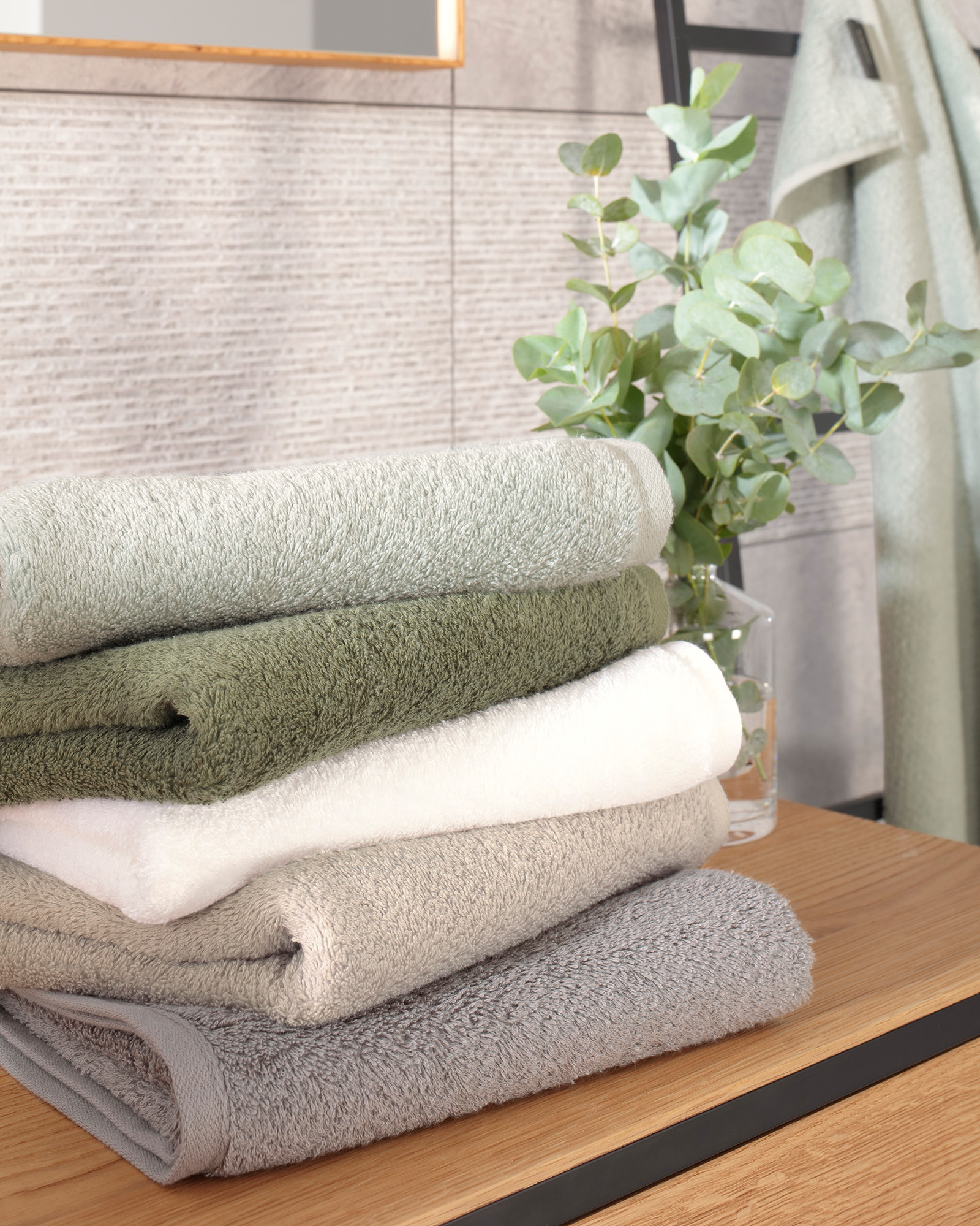 Cawö Heritage 4000 - Farbe: travertin - 366 Duschtuch 80x150 cm Detailbild 1 Cawö Heritage 4000 - Farbe: travertin - 366 Duschtuch 80x150 cm Detailbild 1