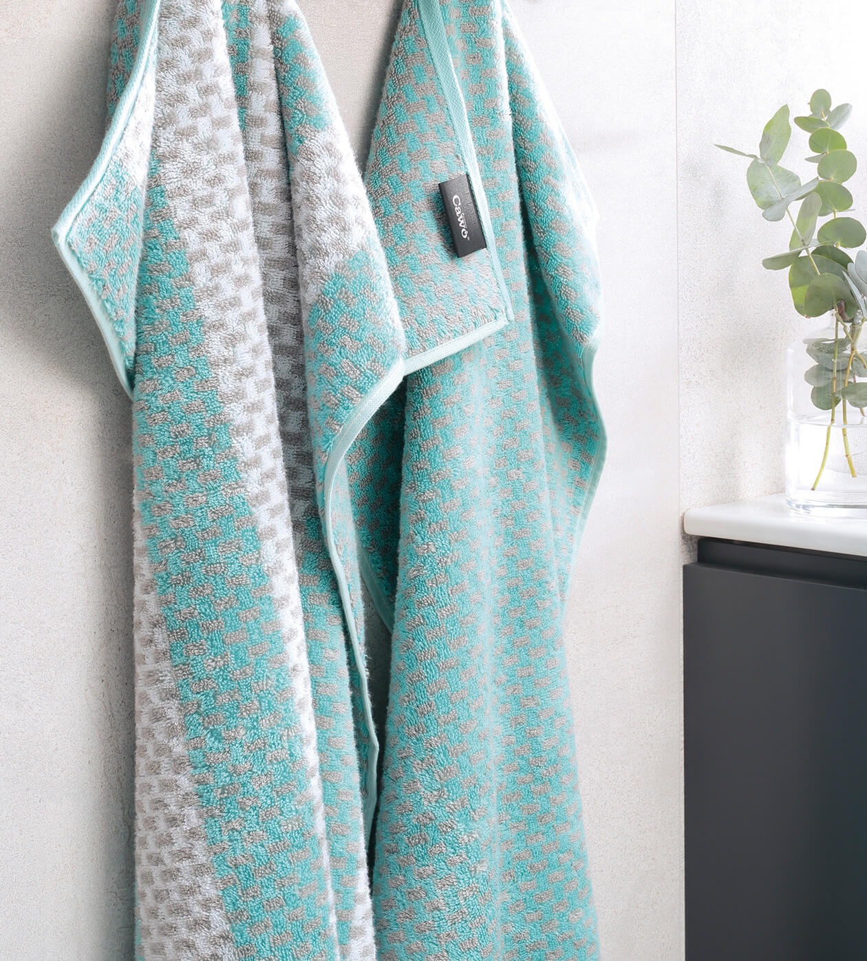 Cawö Reed Allover 956 - Farbe: mint - 47 Waschhandschuh 16x22 cm Detailbild 1 Cawö Reed Allover 956 - Farbe: mint - 47 Waschhandschuh 16x22 cm Detailbild 1