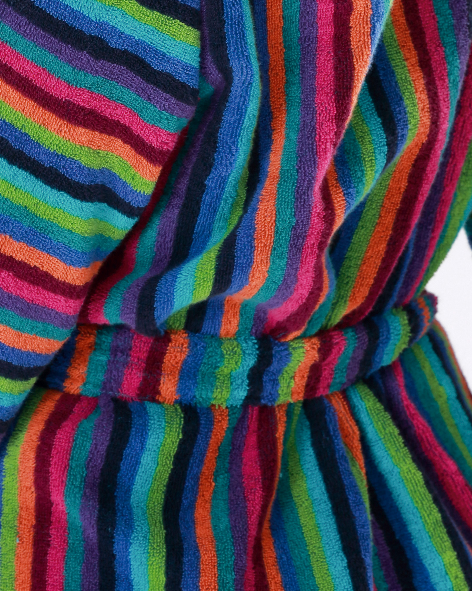 Cawö - Damen Bademantel Walkfrottier - Kimono 7048 - Farbe: 84 - multicolor M Detailbild 2