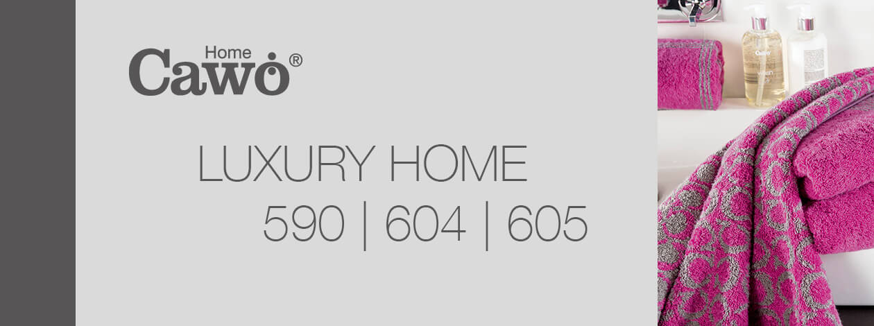 Cawö - Luxury Home Two-Tone 590 - Farbe: bordeaux - 22 Handtuch 50x100 cm Detailbild 2