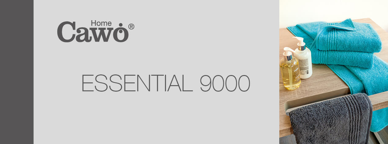 Cawö Essential Uni 9000 - Farbe: petrol - 400 Waschhandschuh 16x22 cm Detailbild 2