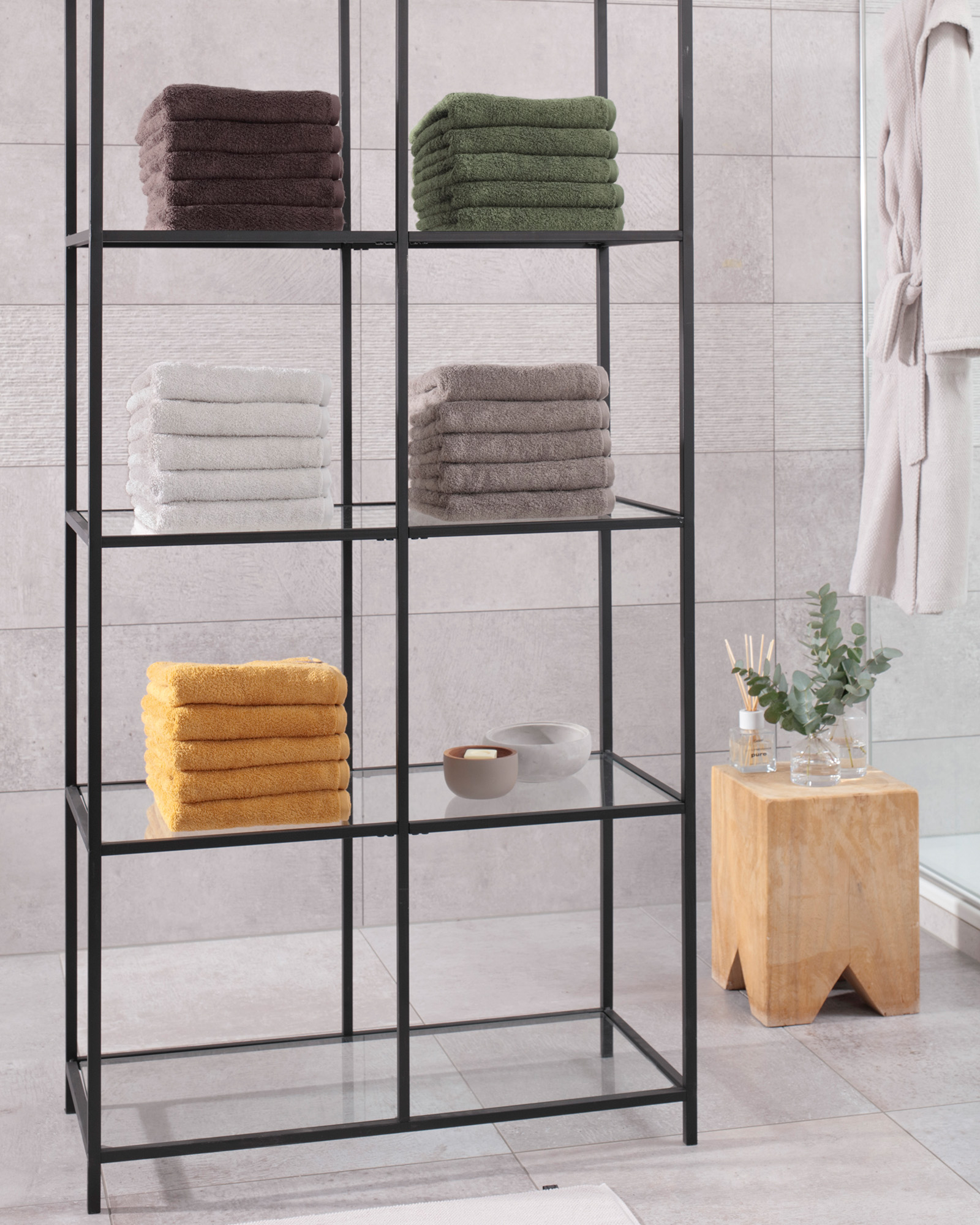 Cawö Heritage 4000 - Farbe: graphit - 779 Duschtuch 80x150 cm Detailbild 2 Cawö Heritage 4000 - Farbe: graphit - 779 Duschtuch 80x150 cm Detailbild 2