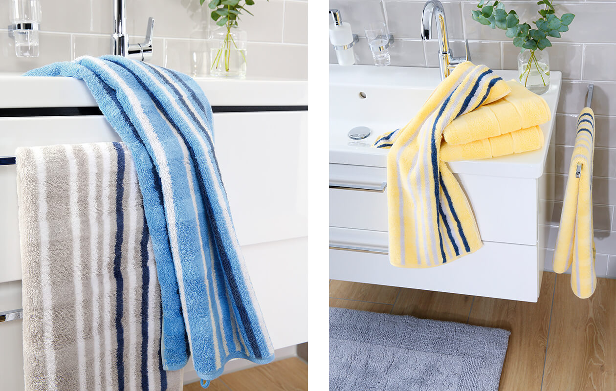 Cawö - Noblesse Lines 1082 - Farbe: sky - 11 Handtuch 50x100 cm Detailbild 1 Cawö - Noblesse Lines 1082 - Farbe: sky - 11 Handtuch 50x100 cm Detailbild 1
