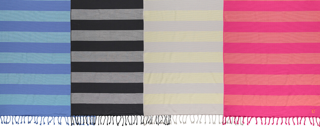 Cawö - Badetuch Code Hamam Blockstreifen 5503 - 90x180 cm - Farbe: lemon - 75 Detailbild 3 Cawö - Badetuch Code Hamam Blockstreifen 5503 - 90x180 cm - Farbe: lemon - 75 Detailbild 3