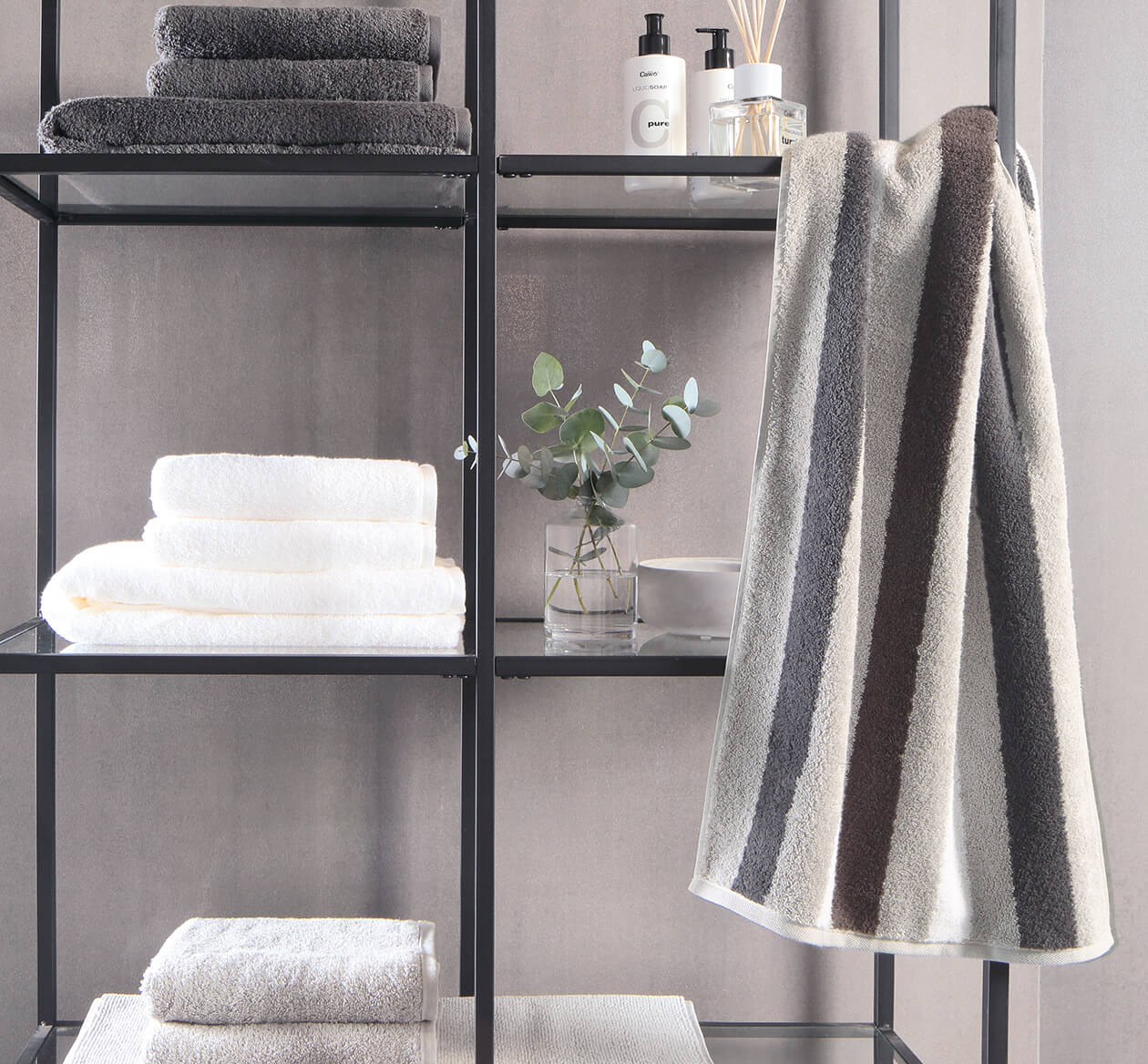 Cawö Heritage Stripes 4011 - Farbe: field - 44 Duschtuch 80x150 cm Detailbild 1 Cawö Heritage Stripes 4011 - Farbe: field - 44 Duschtuch 80x150 cm Detailbild 1