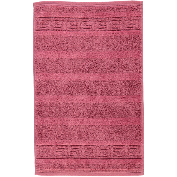 Cawö - Noblesse Uni 1001 - Farbe: 240 - rosa Gästetuch 30x50 cm