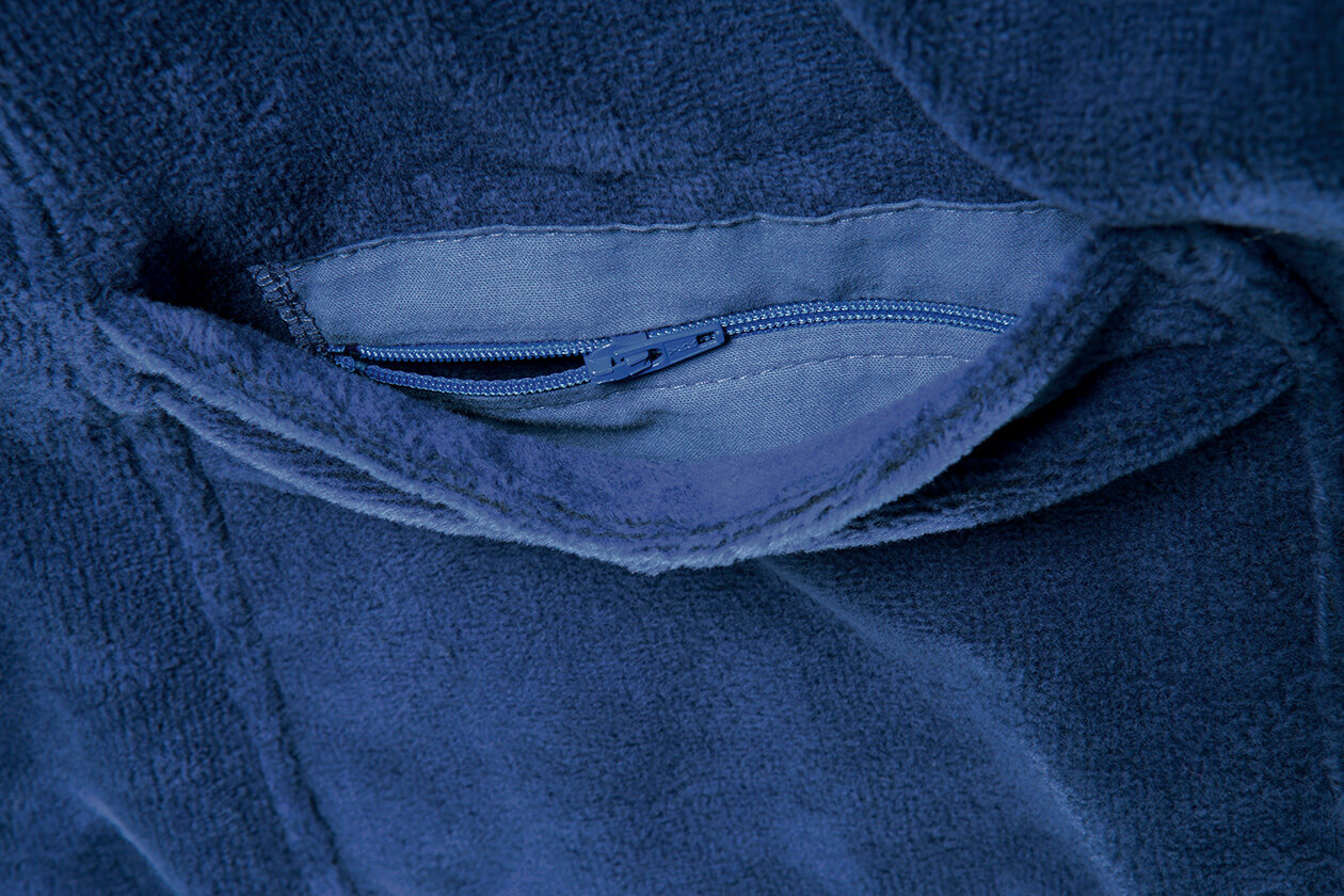 Cawö Home - Herren Bademantel Kimono 823 - Farbe: blau - 11 XL Detailbild 2 Cawö Home - Herren Bademantel Kimono 823 - Farbe: blau - 11 XL Detailbild 2