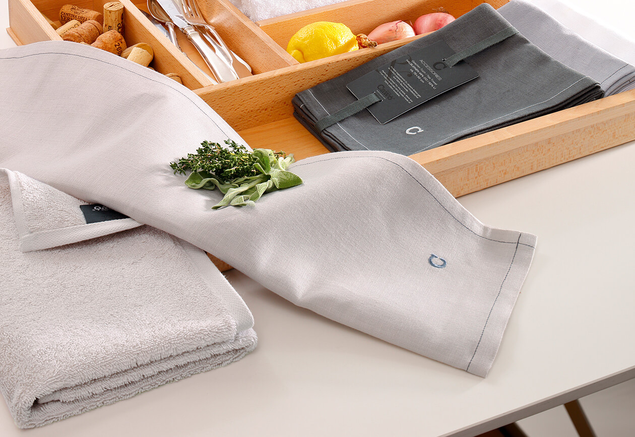Cawö Solid 500 - Küchenhandtuch 50x50 cm - Farbe: field - 453 Detailbild 3 Cawö Solid 500 - Küchenhandtuch 50x50 cm - Farbe: field - 453 Detailbild 3