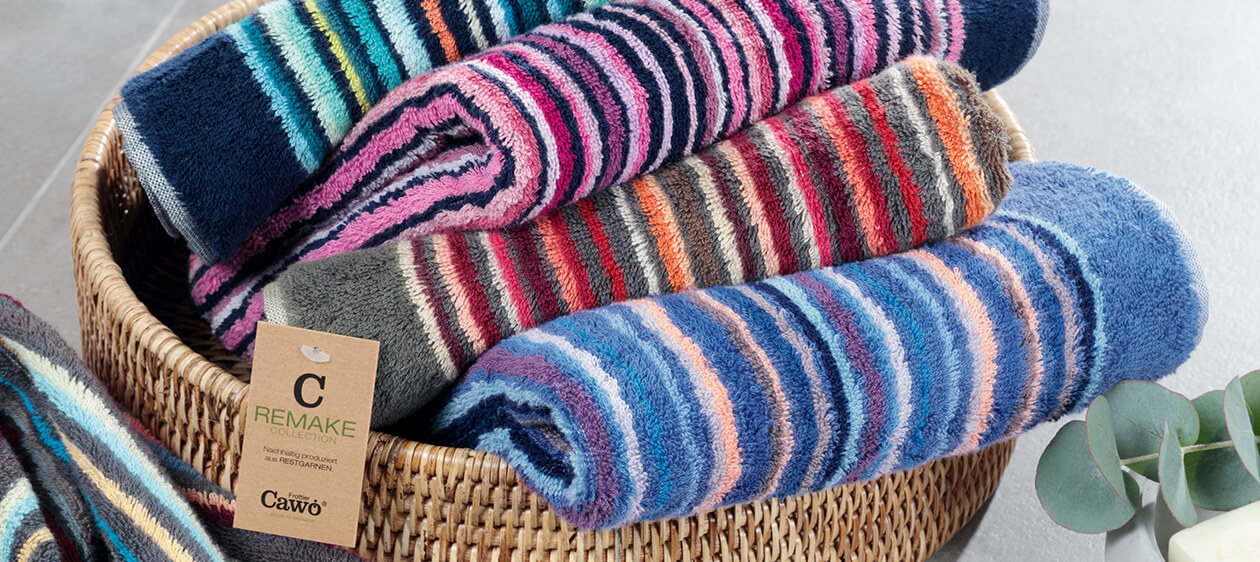 Cawö - Remake Streifen 2020 - Farbe: beere-multicolor - 13 Handtuch 50x100 cm Detailbild 1 Cawö - Remake Streifen 2020 - Farbe: beere-multicolor - 13 Handtuch 50x100 cm Detailbild 1